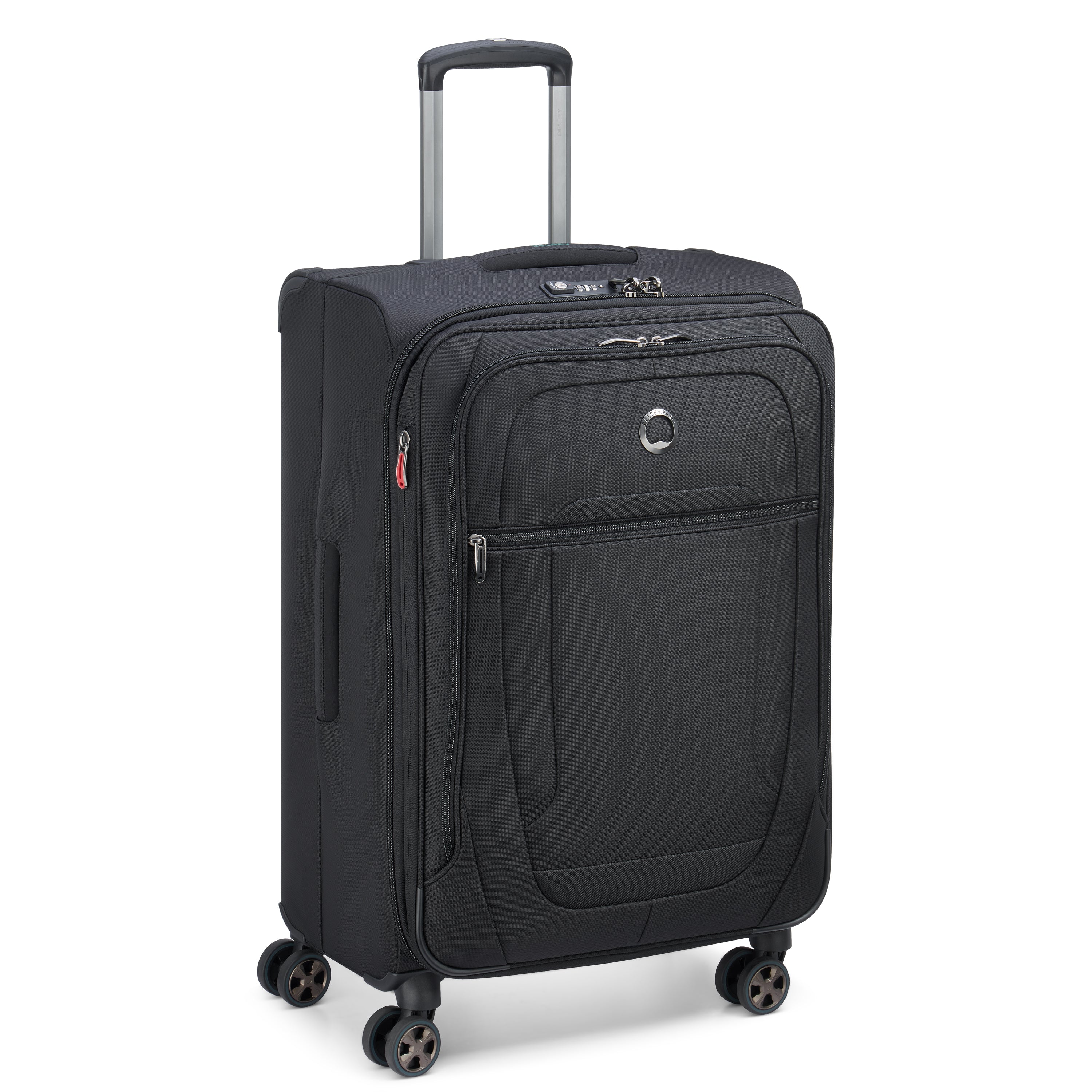 HELIUM DLX |  28-Inch Expandable Check-In Suitcase, Black
