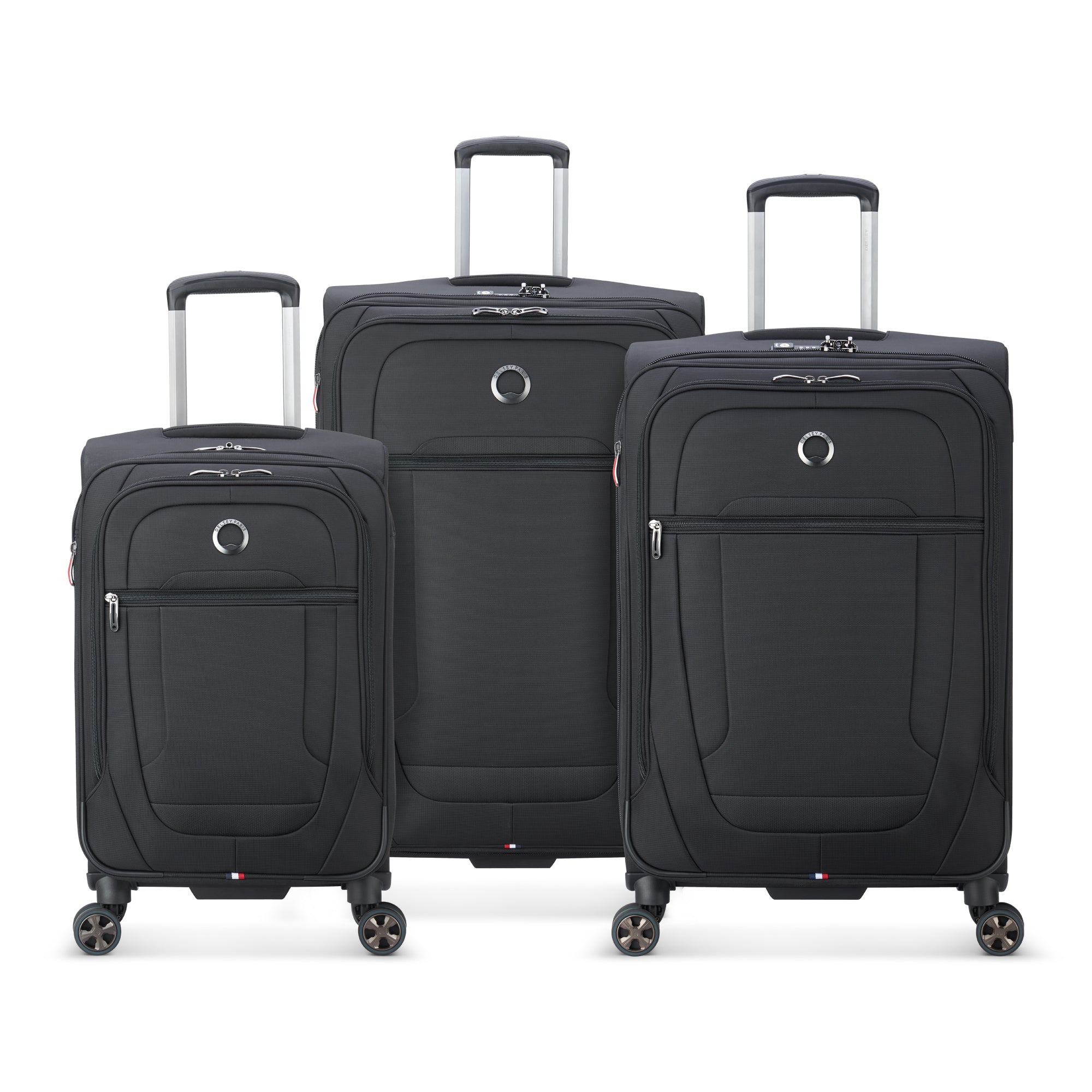 HELIUM DLX | 3-Piece Luggage Set, Black