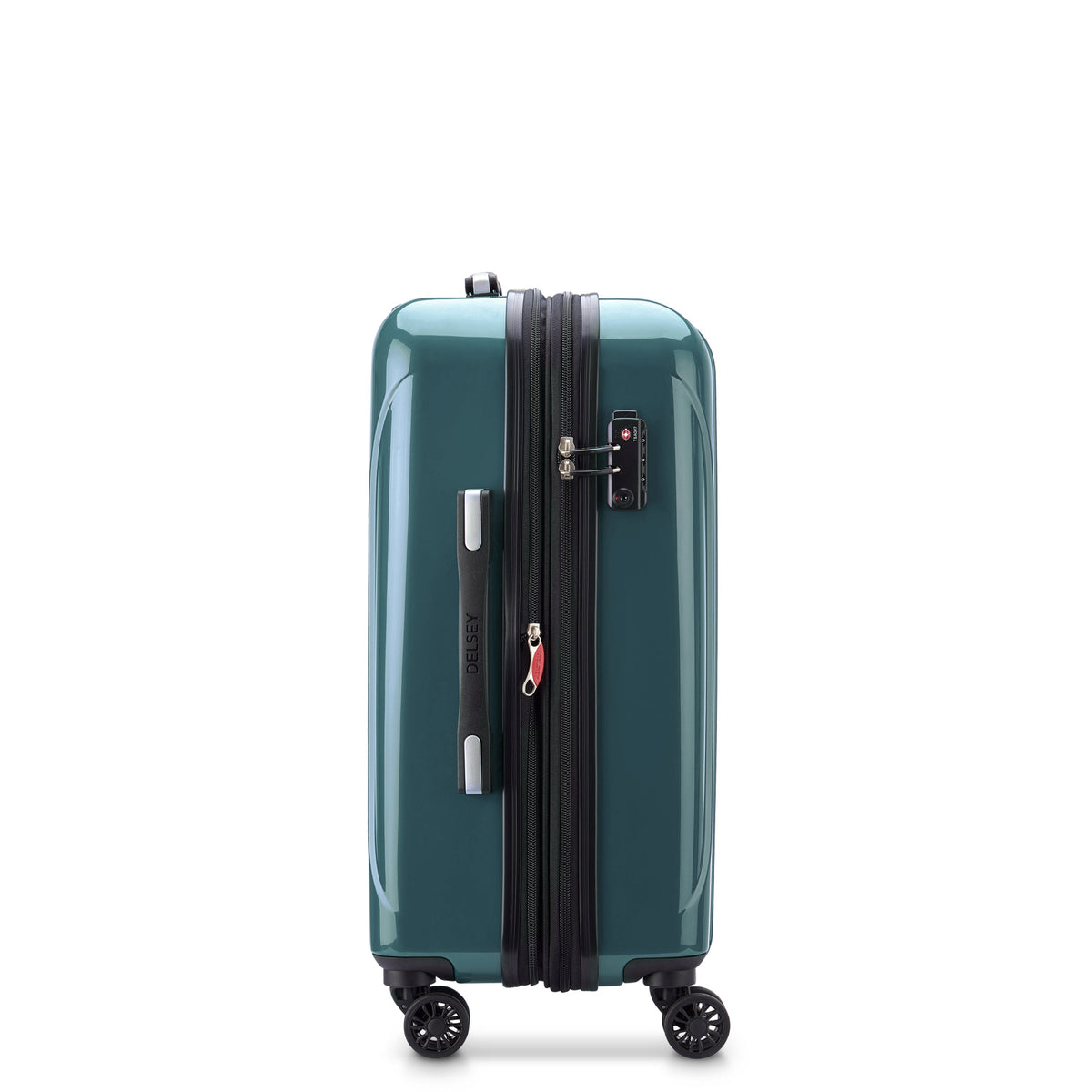 HELIUM AERO| Valise Cabine Extensible 58 CM VERT MÉTALLISÉ