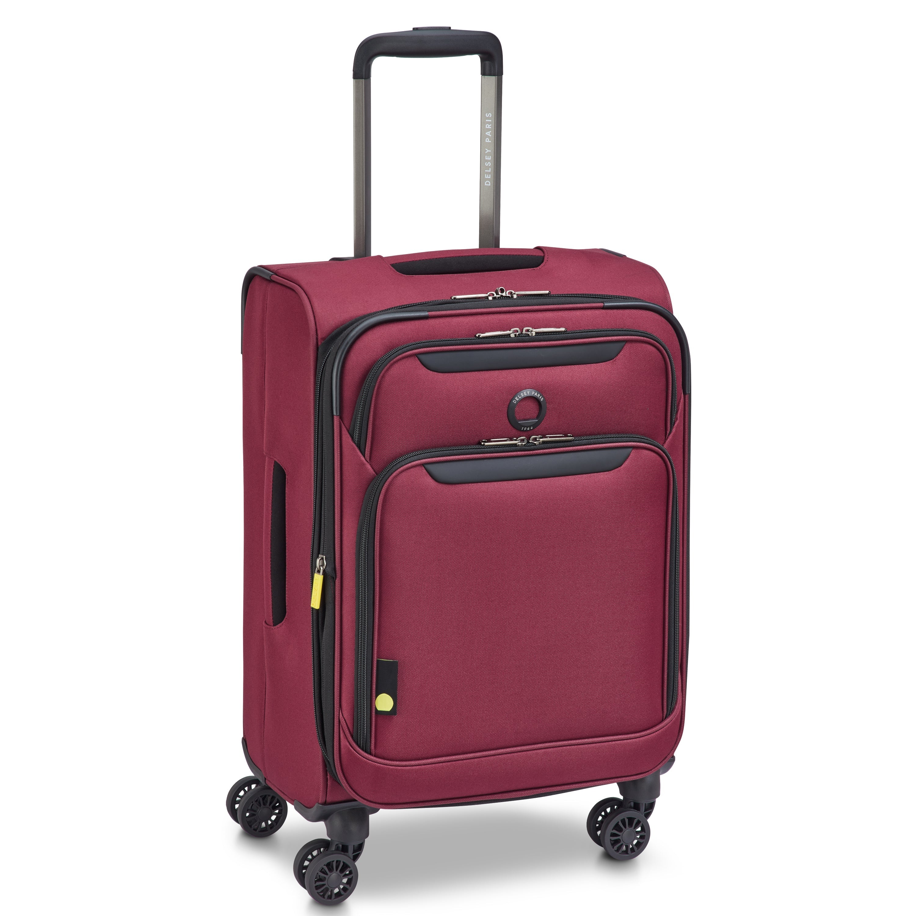 SKY MAX 3.0 23-Inch Expandable Carry-On Suitcase, Burgundy