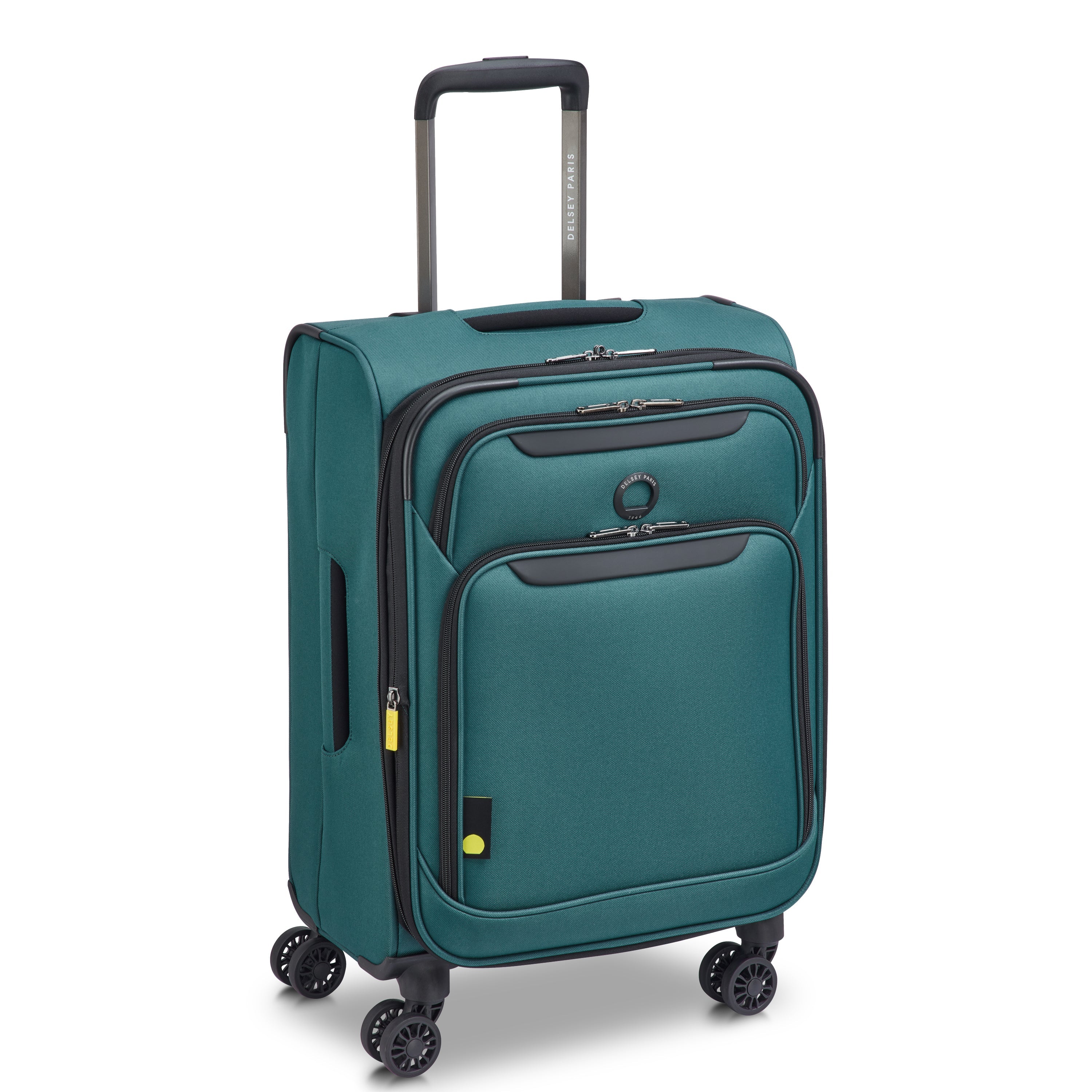SKY MAX 3.0 | 23-Inch Expandable Carry-On Suitcase, Teal blue