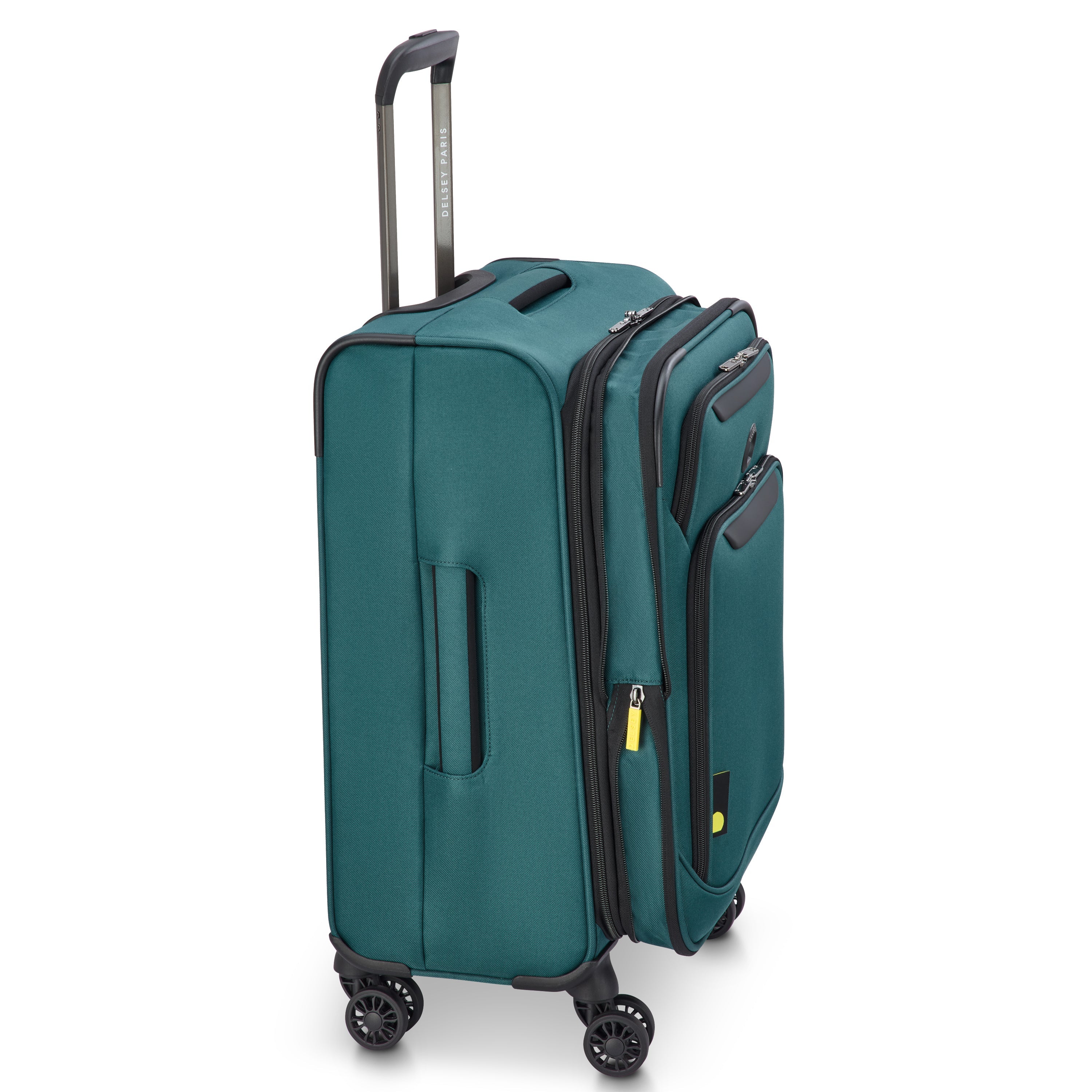 SKY MAX 3.0 | 23-Inch Expandable Carry-On Suitcase, Teal blue