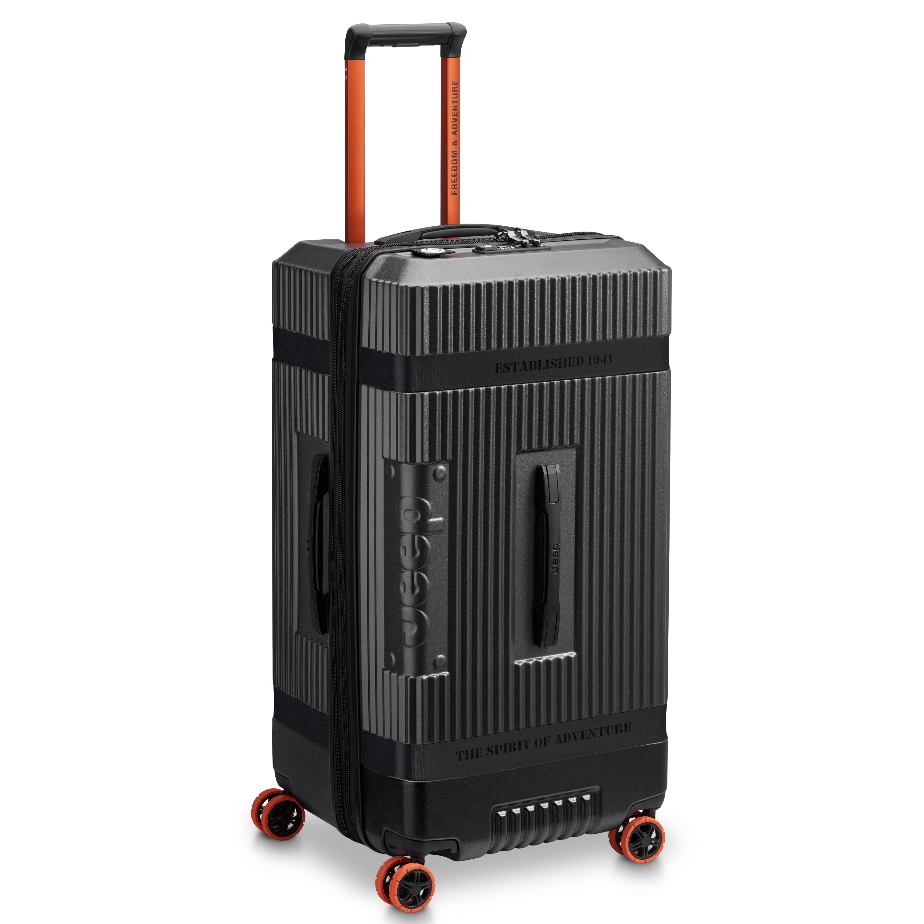 JH001A | 32-Inch Expandable Check-In Trunk Suitcase, Anthracite