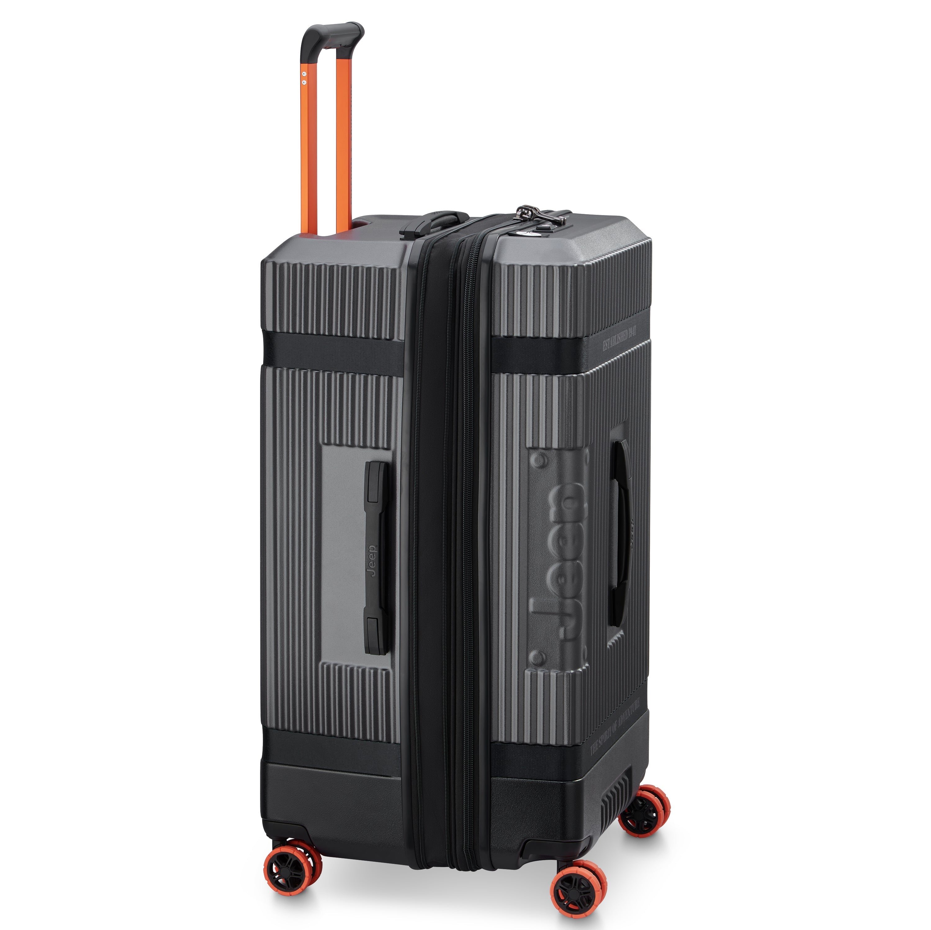 JH001A | 32-Inch Expandable Check-In Trunk Suitcase, Anthracite