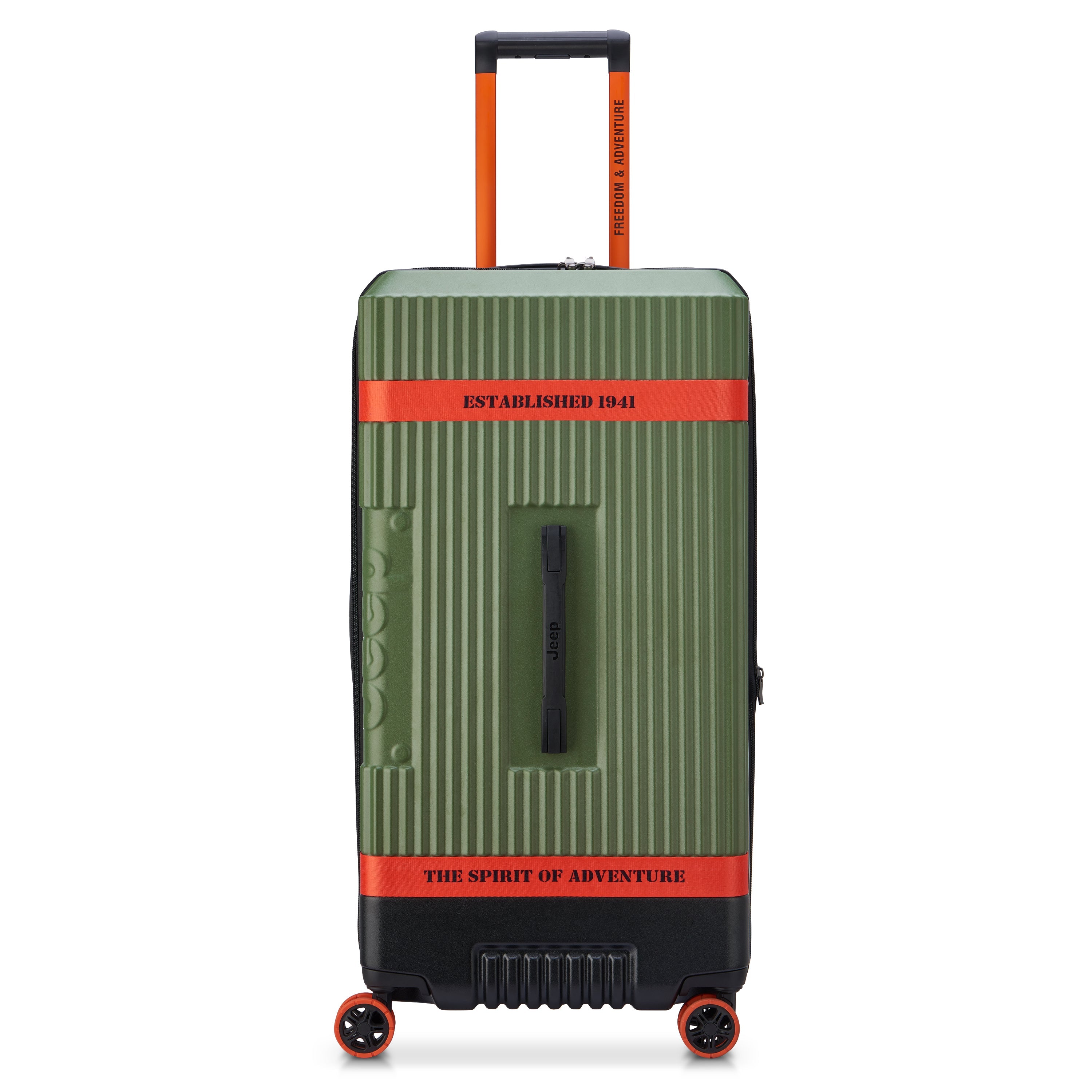 JH001A | 32-Inch Expandable Check-In Trunk Suitcase, Green