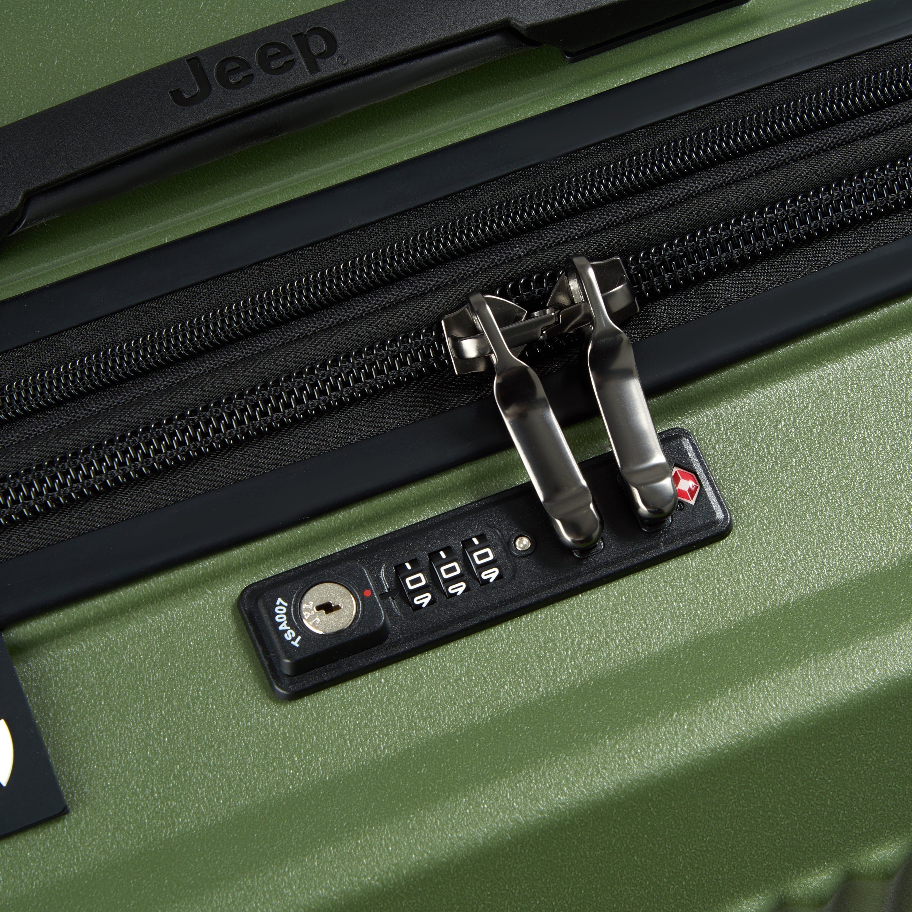 JH001A | 32-Inch Expandable Check-In Trunk Suitcase, Green