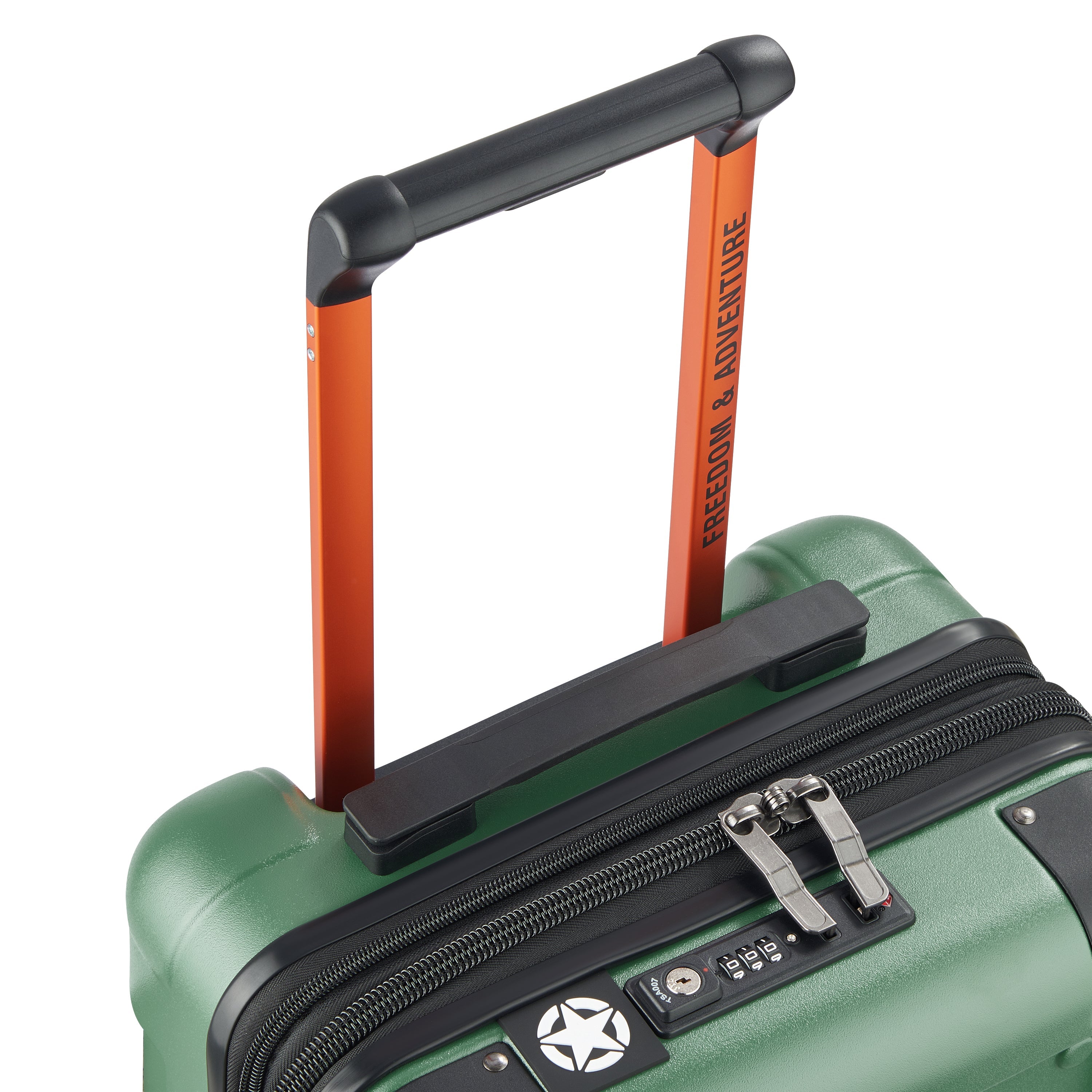 JH002B| Valise Cabine Extensible 55 CM VERT ORME