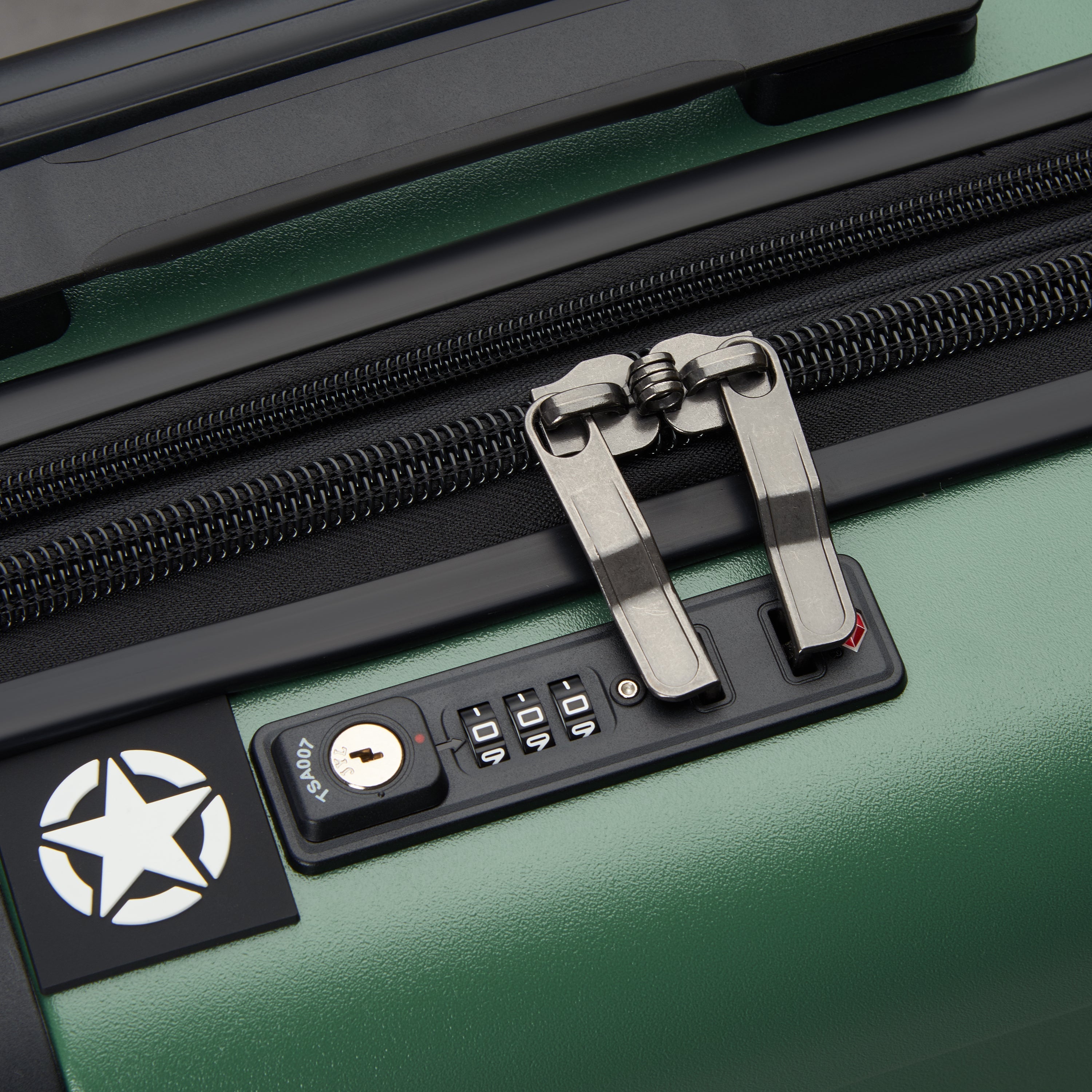 JH002B| Valise Cabine Extensible 55 CM VERT ORME