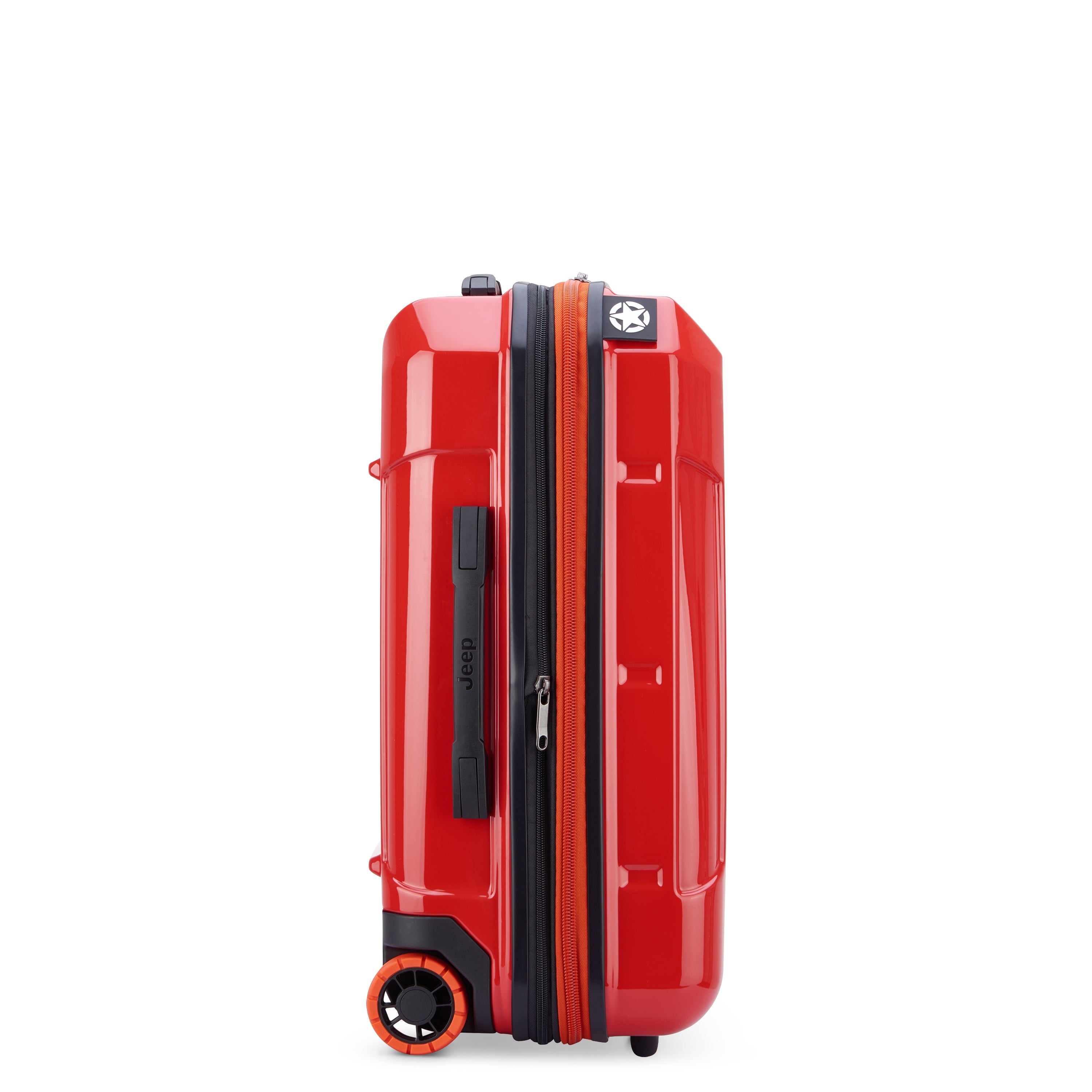 JH003B | 23-Inch 2-Wheeled Expandable Carry-On Suitcase, Tomato