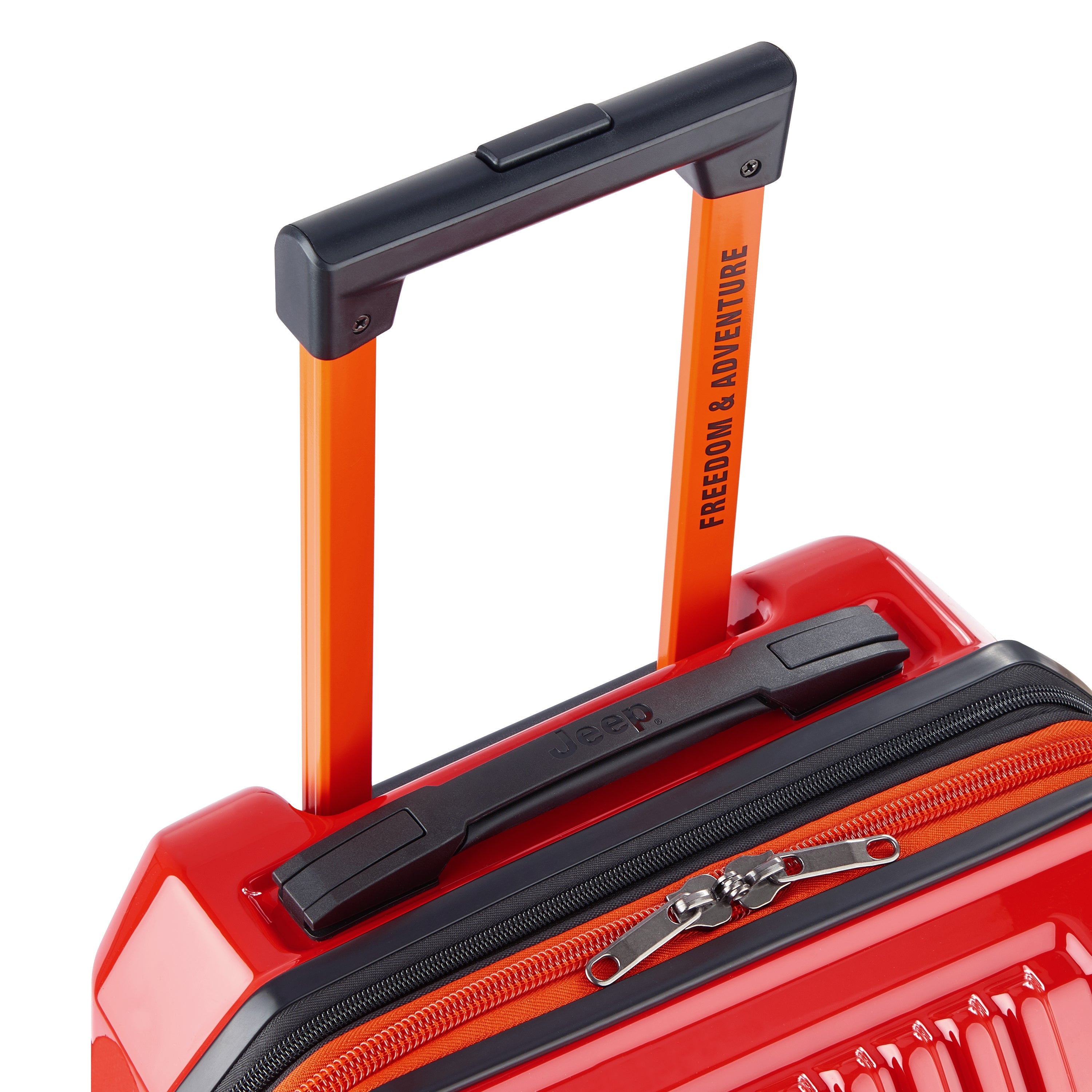 JH003B | 23-Inch 2-Wheeled Expandable Carry-On Suitcase, Tomato