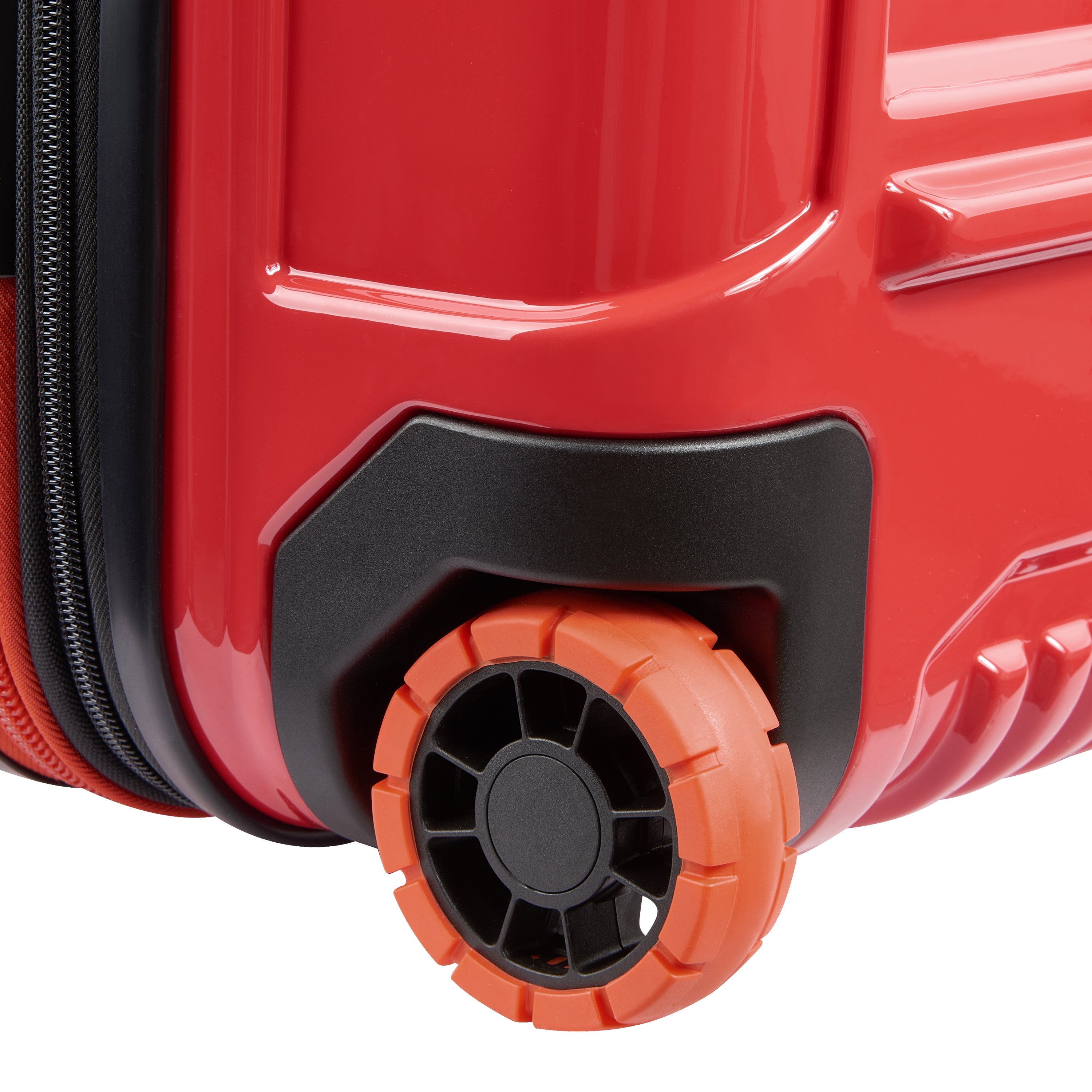 JH003B | 23-Inch 2-Wheeled Expandable Carry-On Suitcase, Tomato