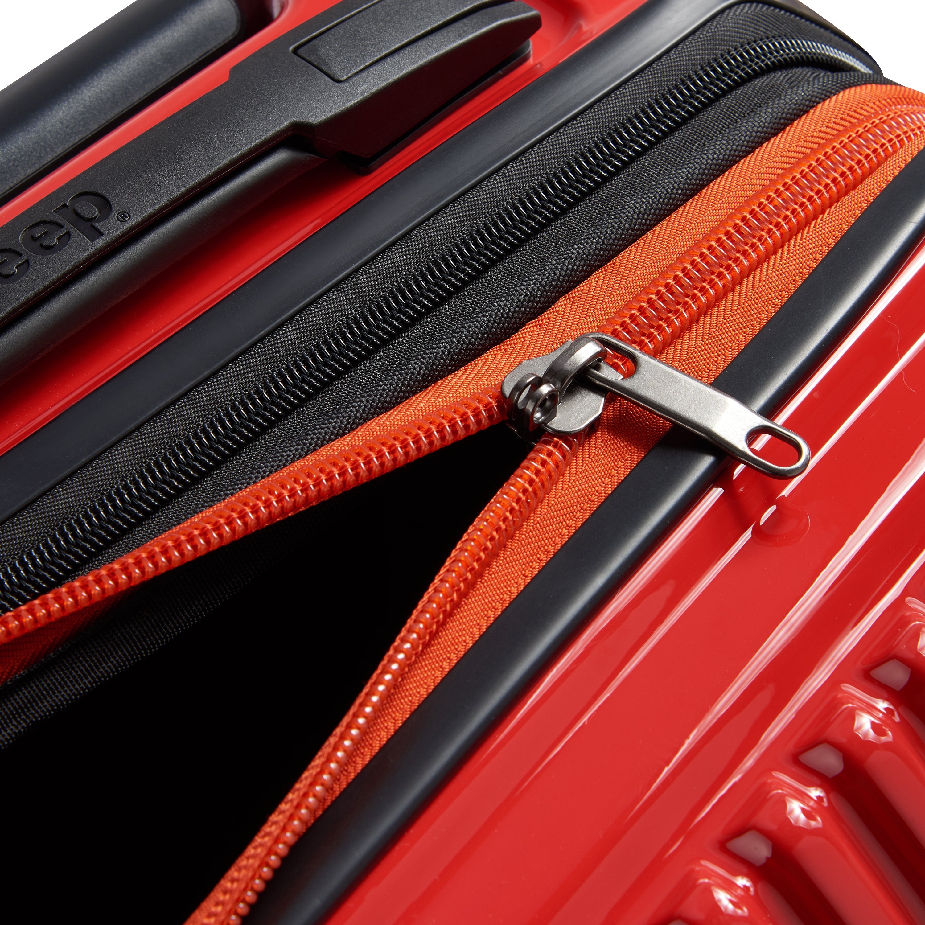 JH003B | 23-Inch 2-Wheeled Expandable Carry-On Suitcase, Tomato