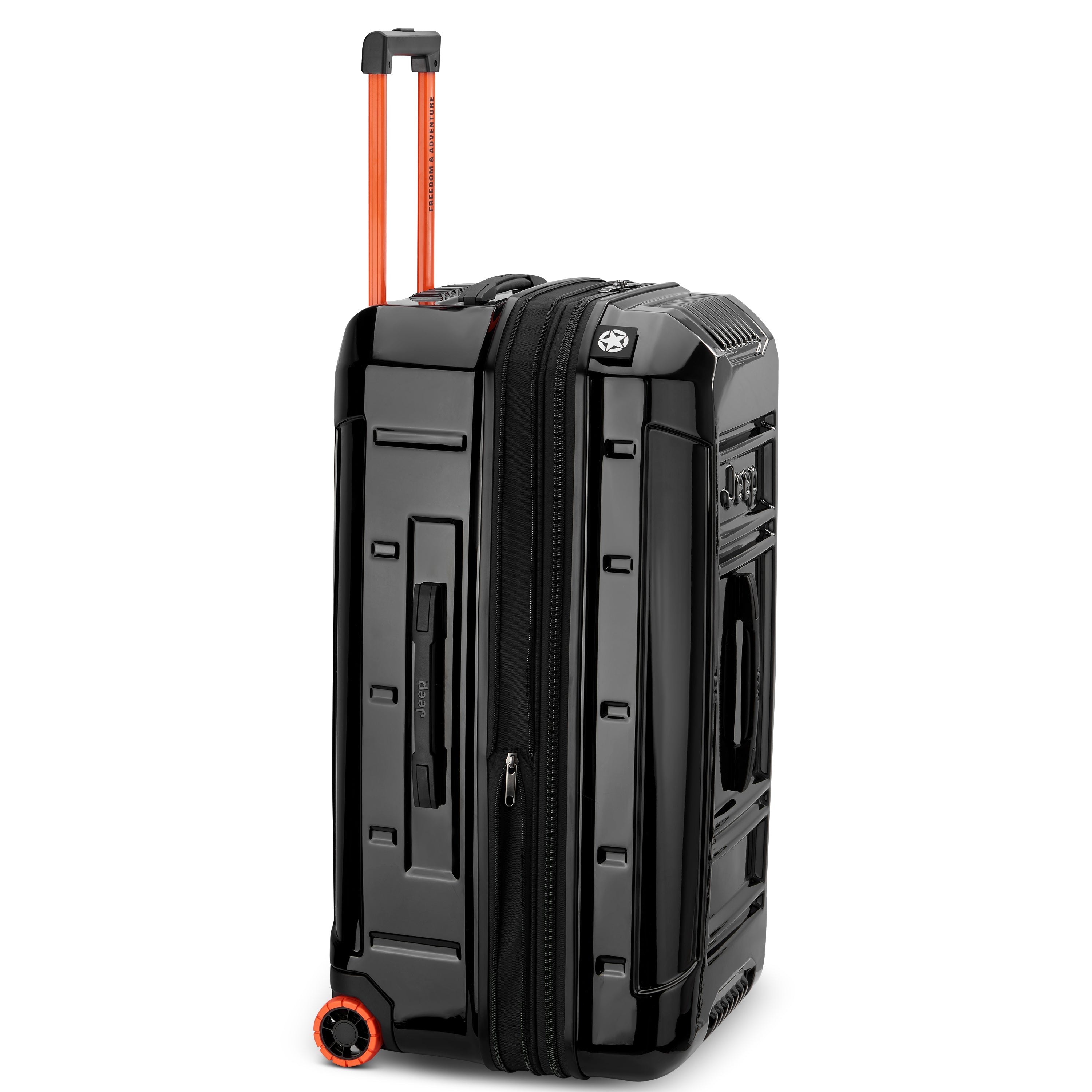 JH003B | 32-Inch 2-Wheeled Expandable Check-In Suitcase, Black