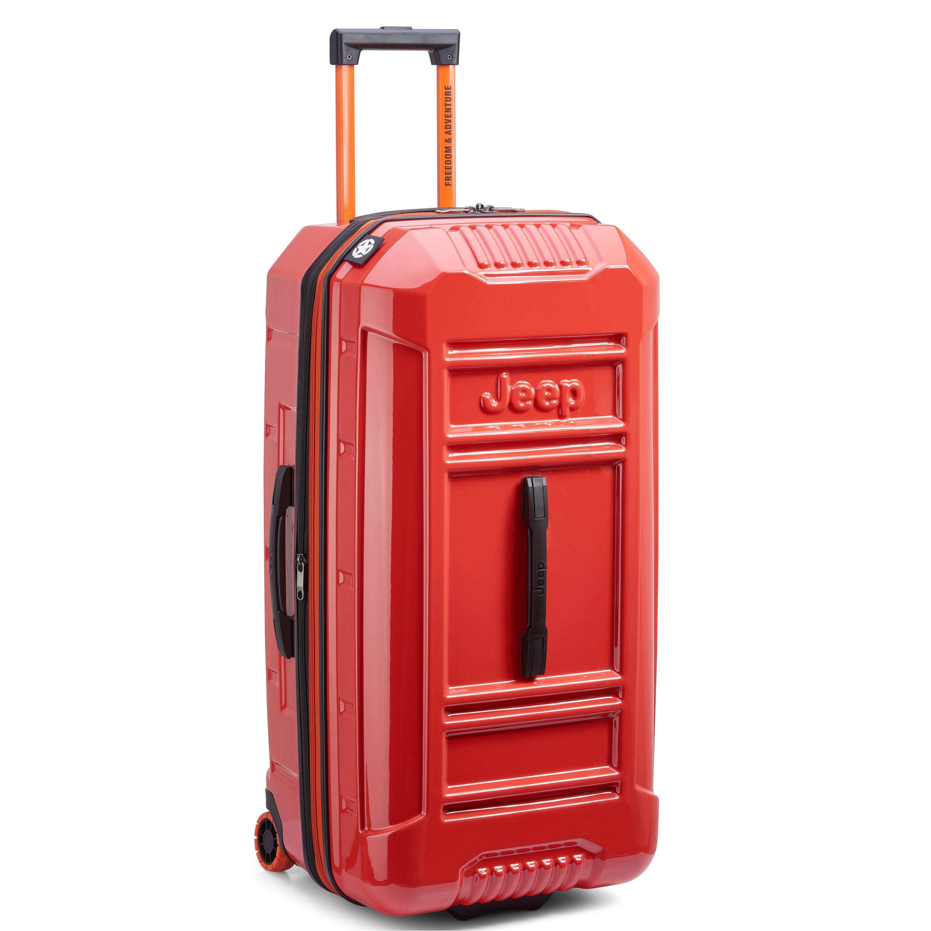 JH003B | 32-Inch 2-Wheeled Expandable Check-In Suitcase, Tomato