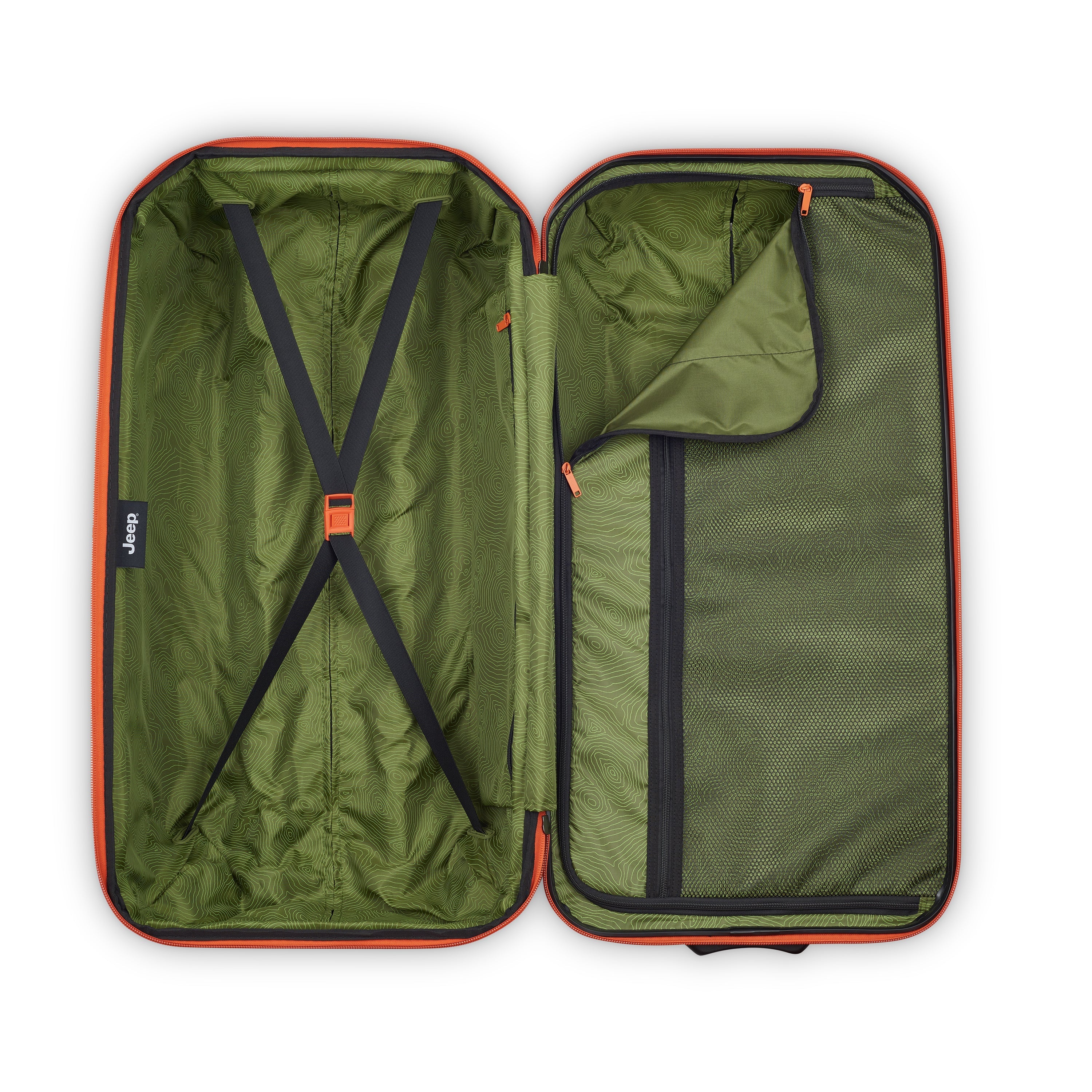 JH003B | 32-Inch 2-Wheeled Expandable Check-In Suitcase, Tomato