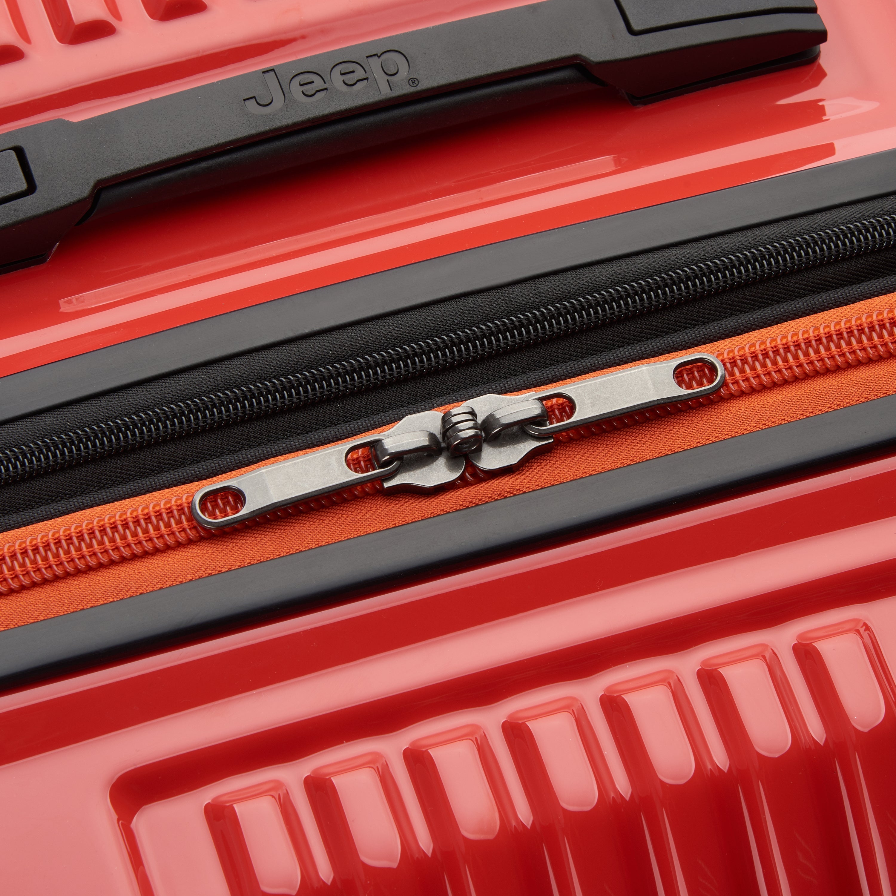 JH003B | 32-Inch 2-Wheeled Expandable Check-In Suitcase, Tomato