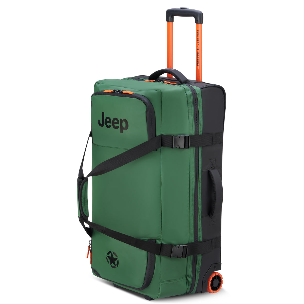 JS005A| Sac de Voyage 2 roues 81 CM VERT ORME