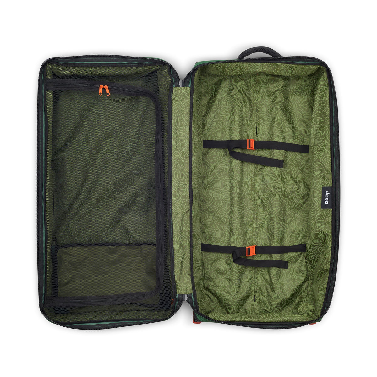 JS005A| Sac de Voyage 2 roues 81 CM VERT ORME