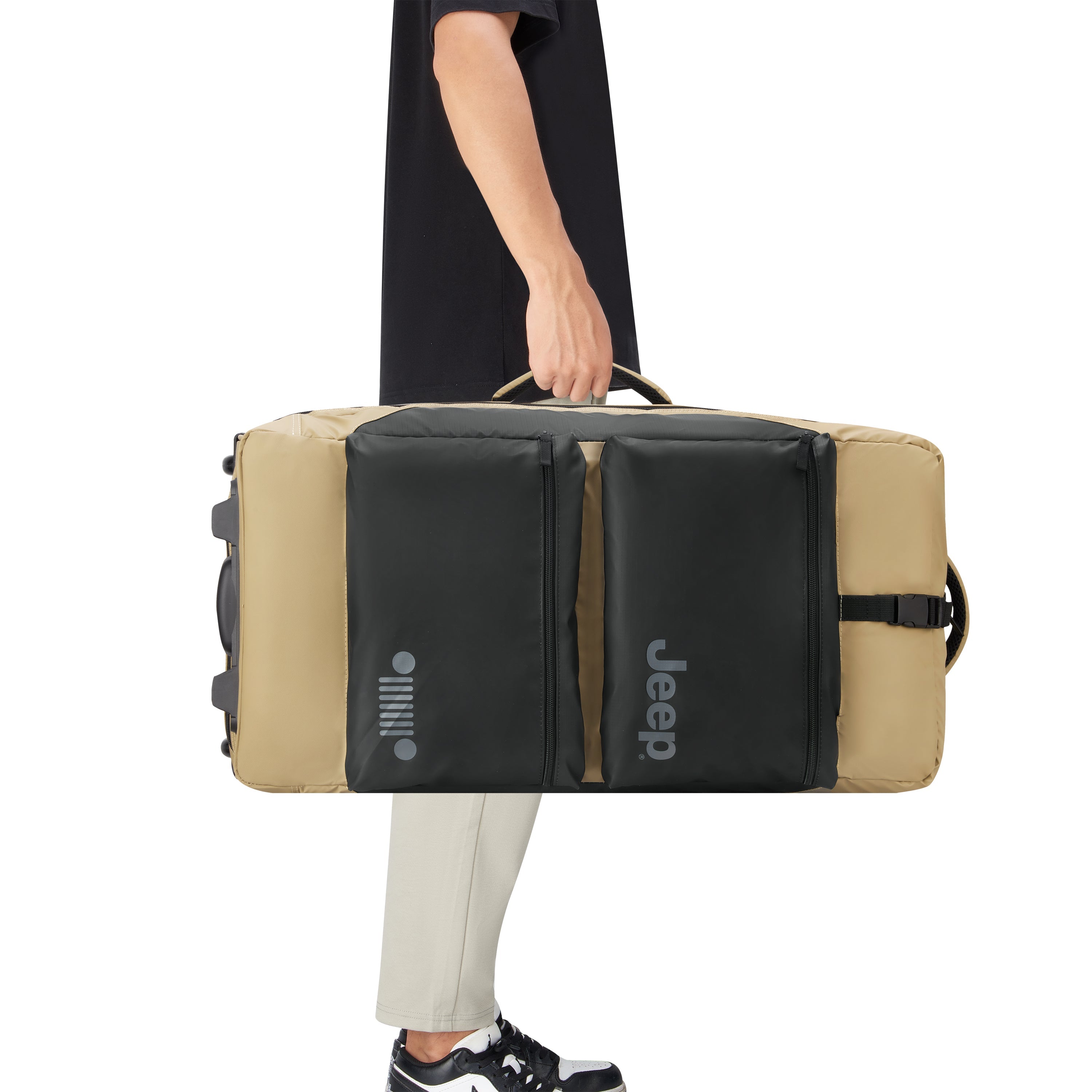 JS006B| Sac de Voyage 2 roues 73 CM SABLE CHAUD