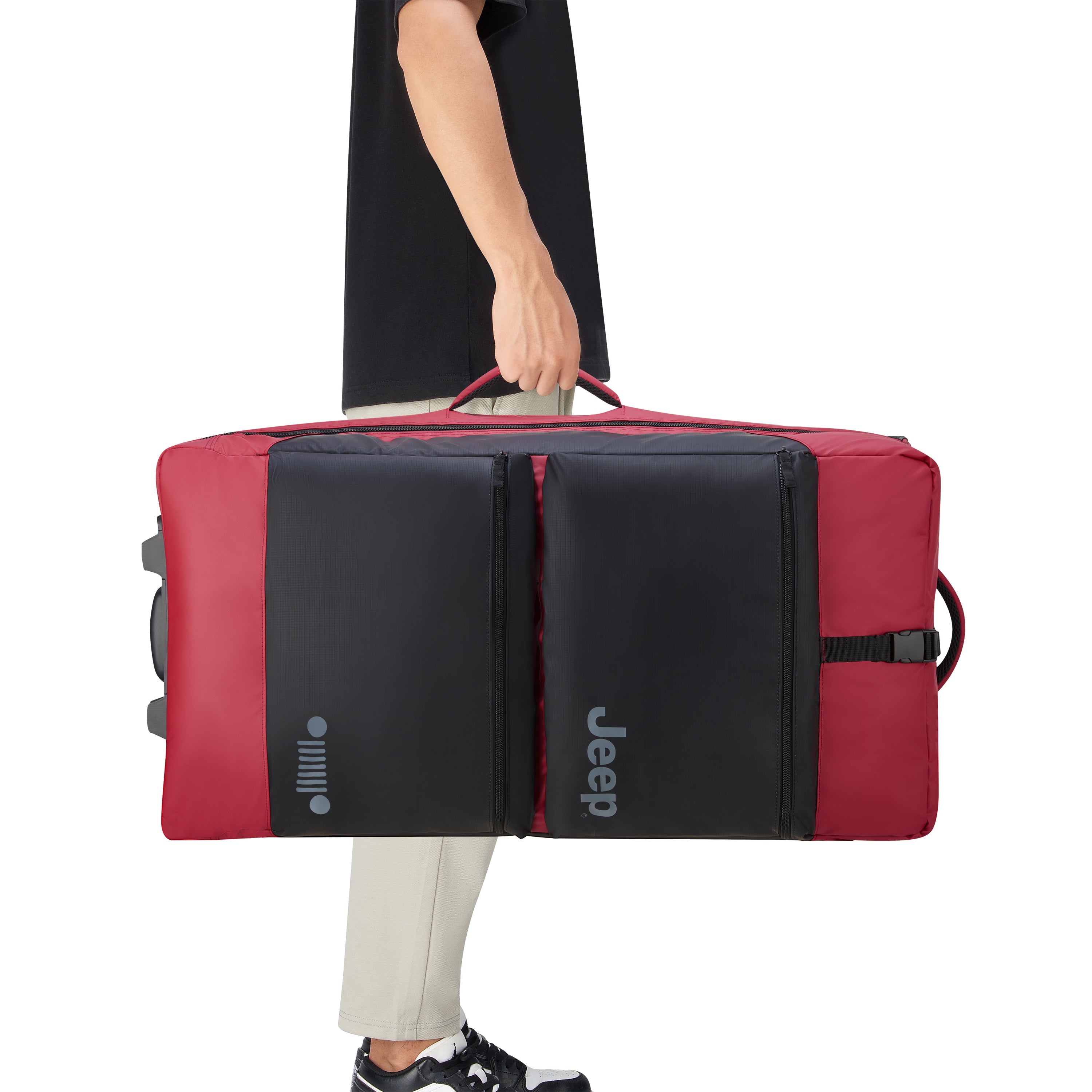 JS006B| Sac de Voyage 2 roues 81 CM TOMATE