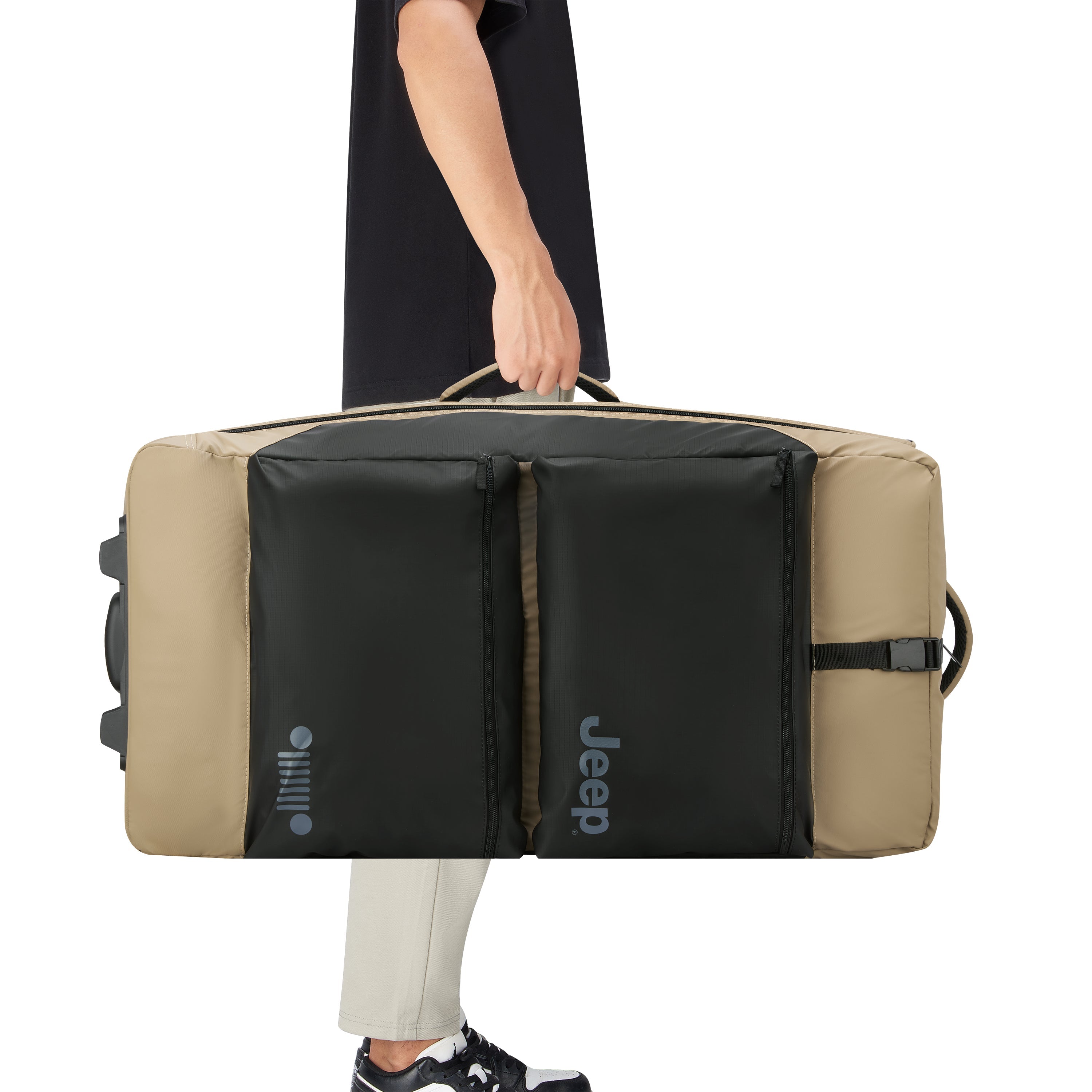 JS006B| Sac de Voyage 2 roues 81 CM SABLE CHAUD