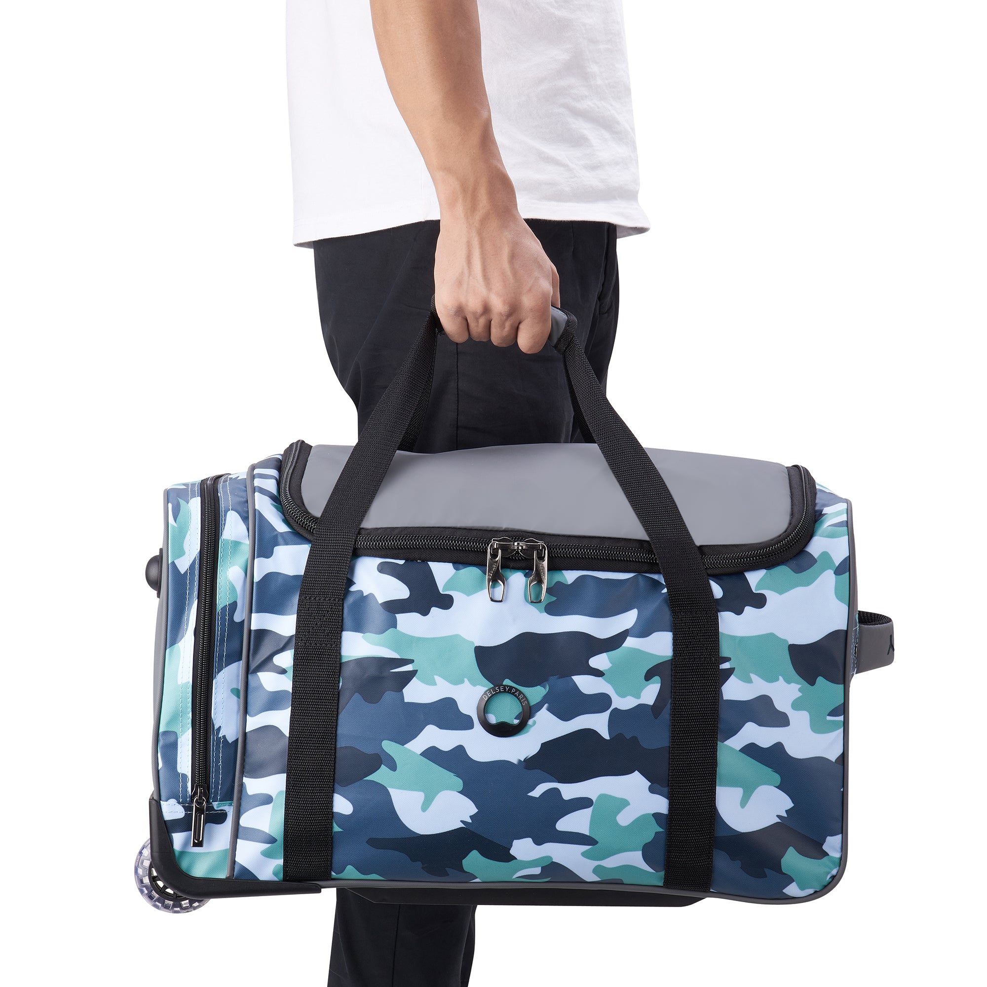 RASPAIL |  23-Inch 2-Wheeled Duffel Bag, Camo
