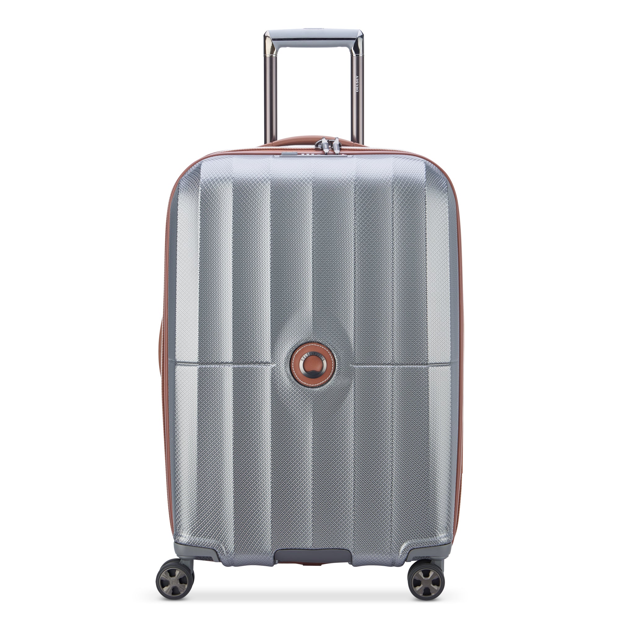 CARROUSEL | 27-Inch Expandable Check-In Suitcase, Platinum