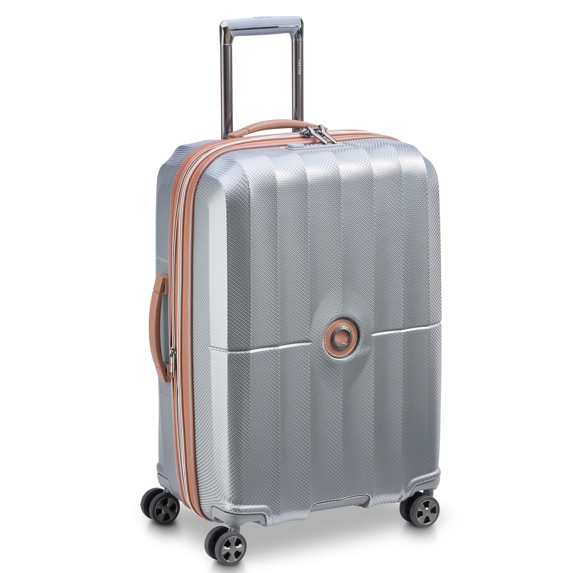CARROUSEL | 27-Inch Expandable Check-In Suitcase, Platinum