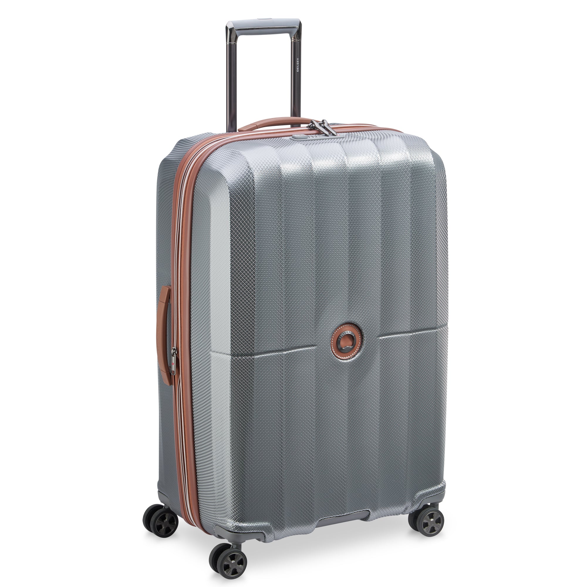 CARROUSEL | 30-Inch Expandable Check-In Suitcase, Platinum