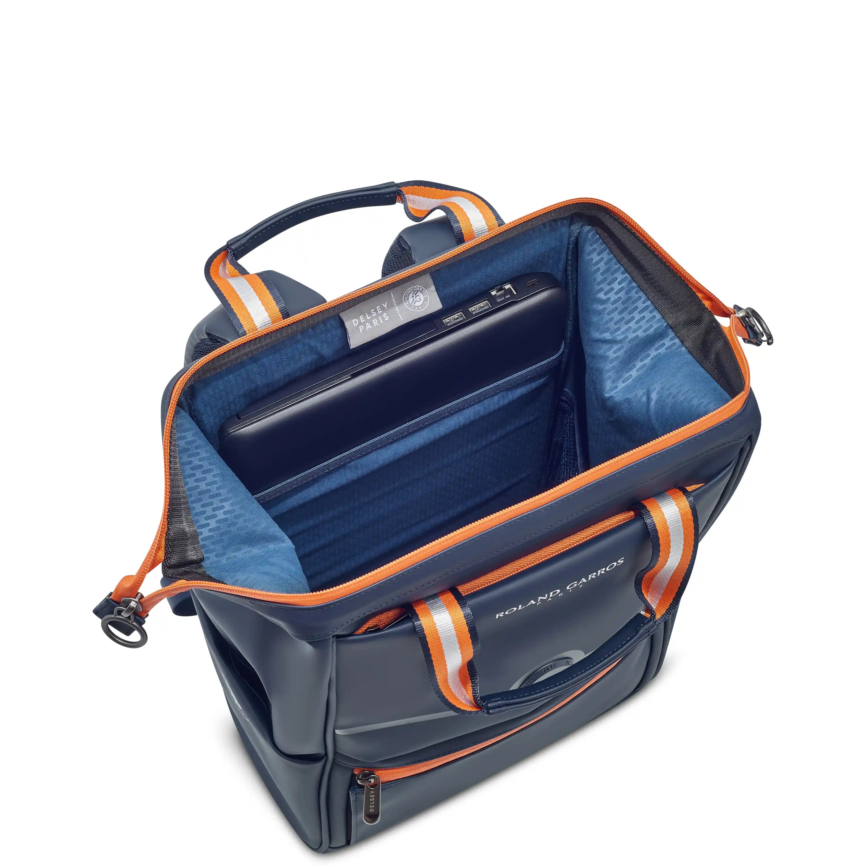TURENNE SOFT |  14-Inch Laptop Backpack - Roland Garros Edition, Navy blue
