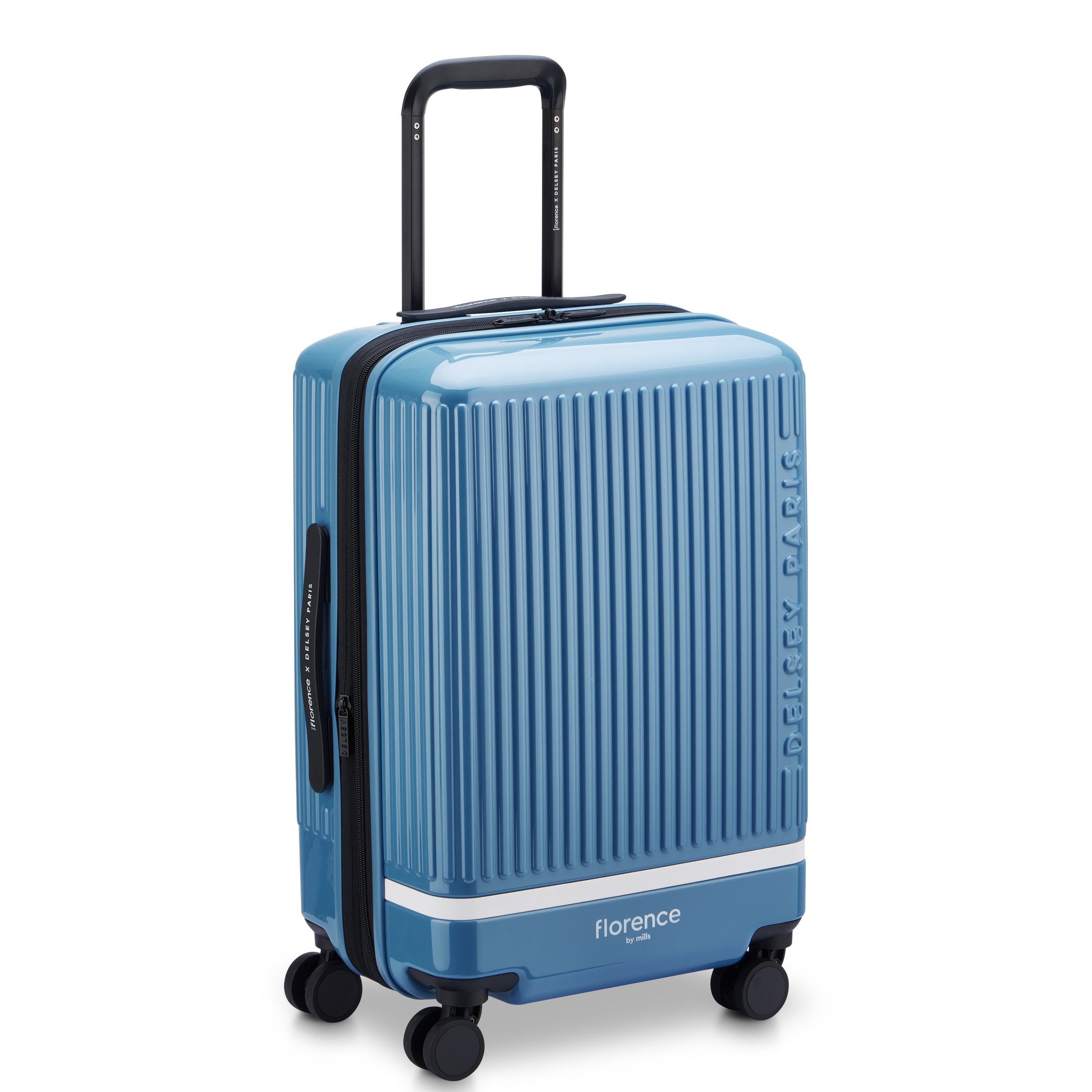 SPIN ME AWAY | 23-Inch Carry-On Suitcase, Zinc blue