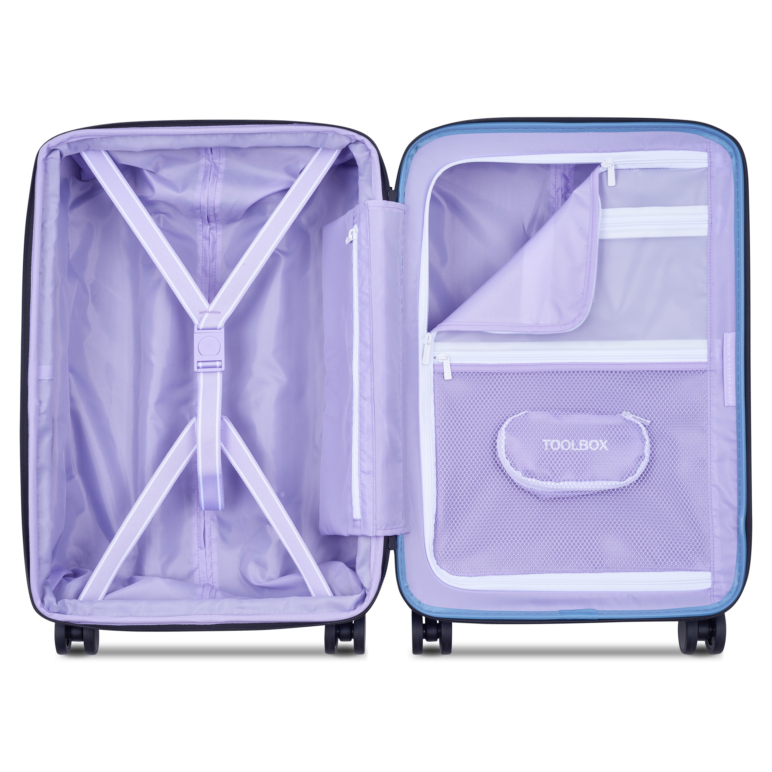 SPIN ME AWAY | 23-Inch Carry-On Suitcase, Zinc blue