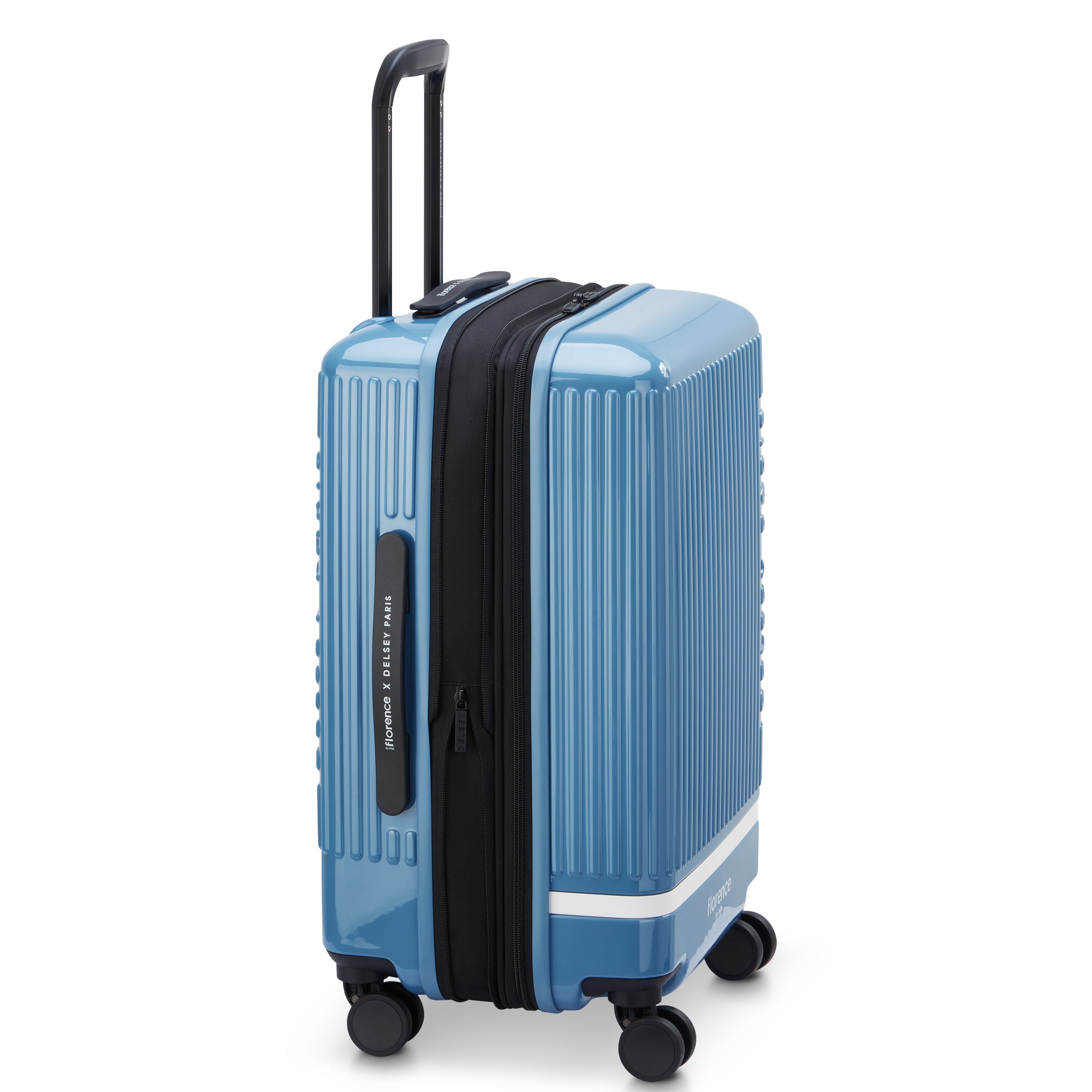 SPIN ME AWAY | 23-Inch Carry-On Suitcase, Zinc blue
