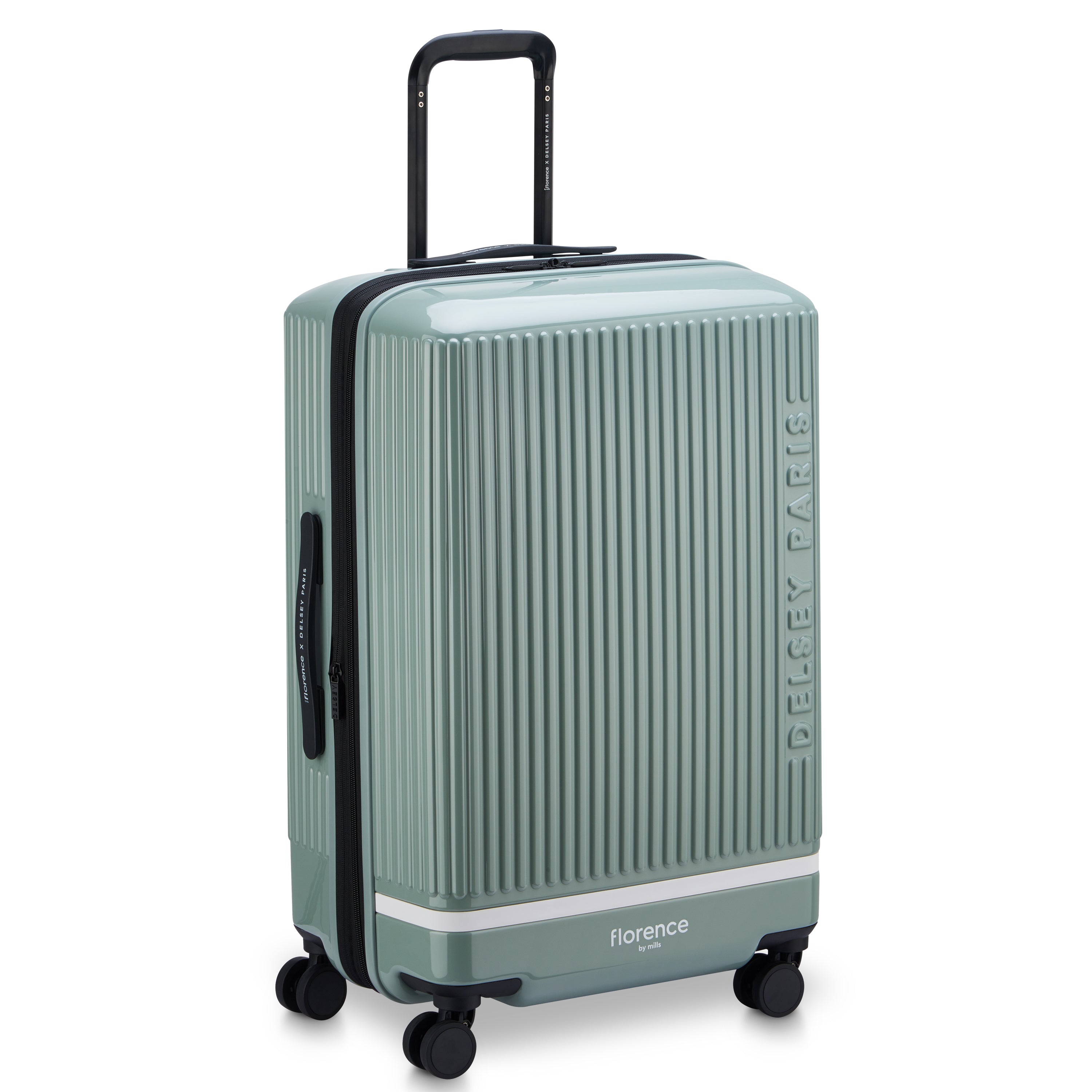 SPIN ME AWAY | 27-Inch Check-In Suitcase, Sage green