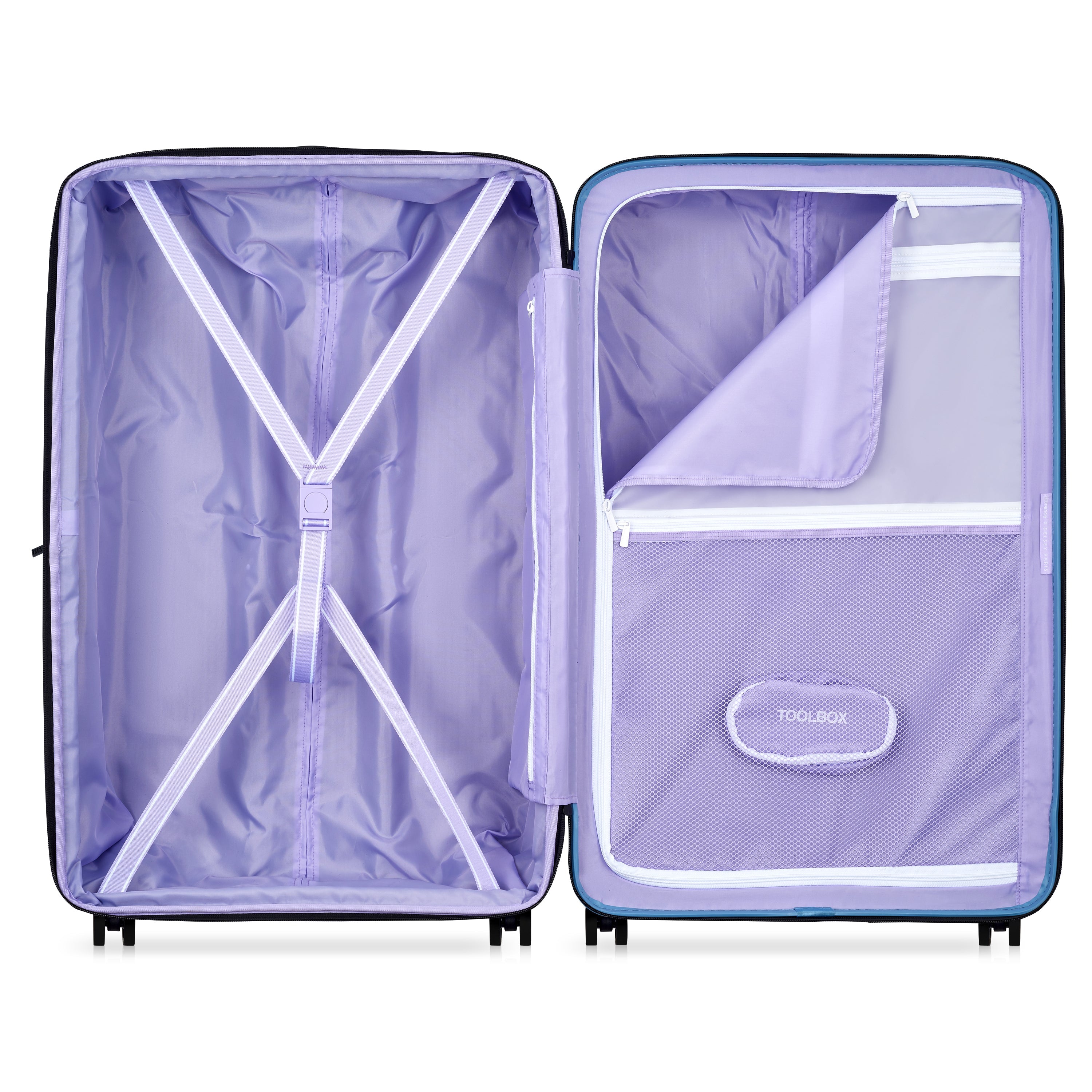 SPIN ME AWAY | 31-Inch Check-In Suitcase, Zinc blue
