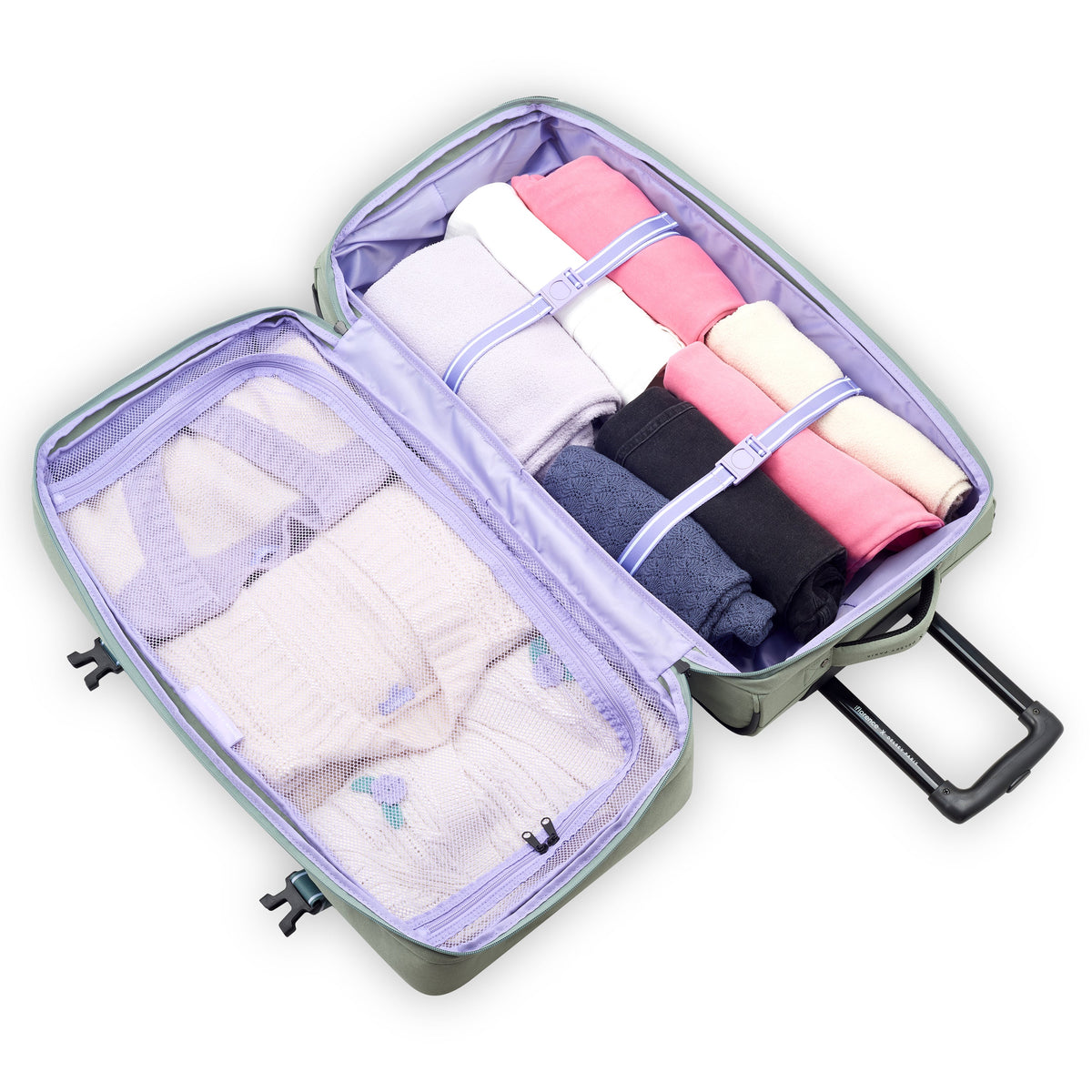 ON A ROLL Sac de Voyage 2 roues 71 CM VERT SAUGE
