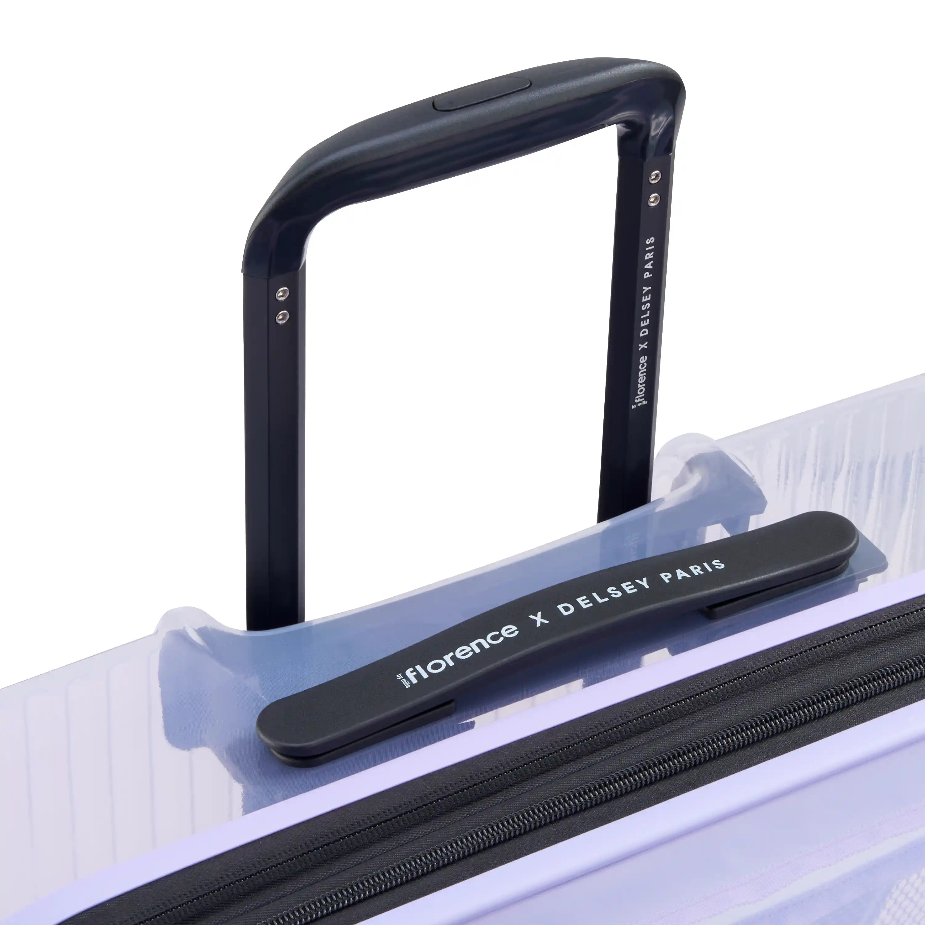GOTTA GLOW | 31-Inch Check-In Suitcase, Translucent purple