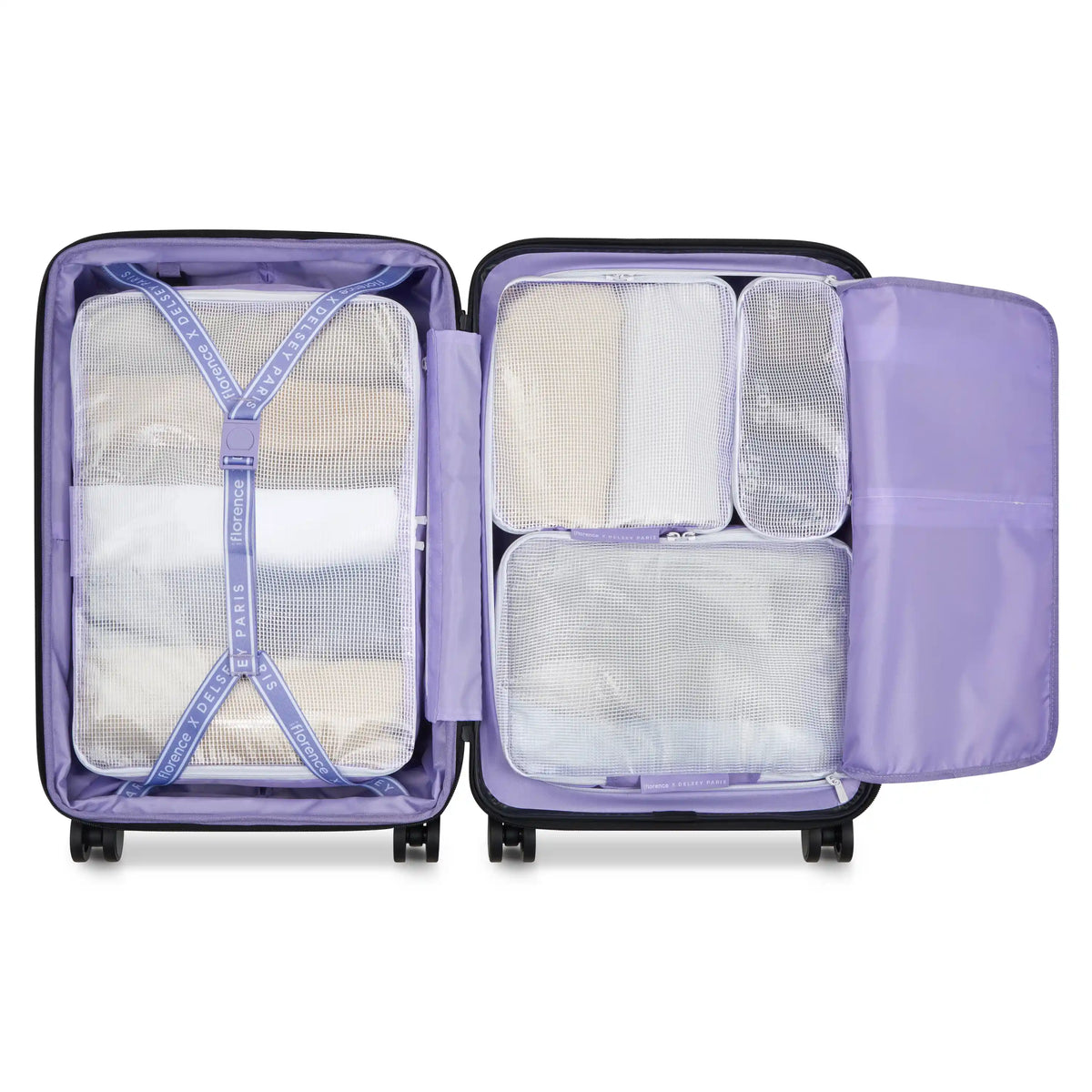 NO DRAMA Packing Cube Set, Lavender