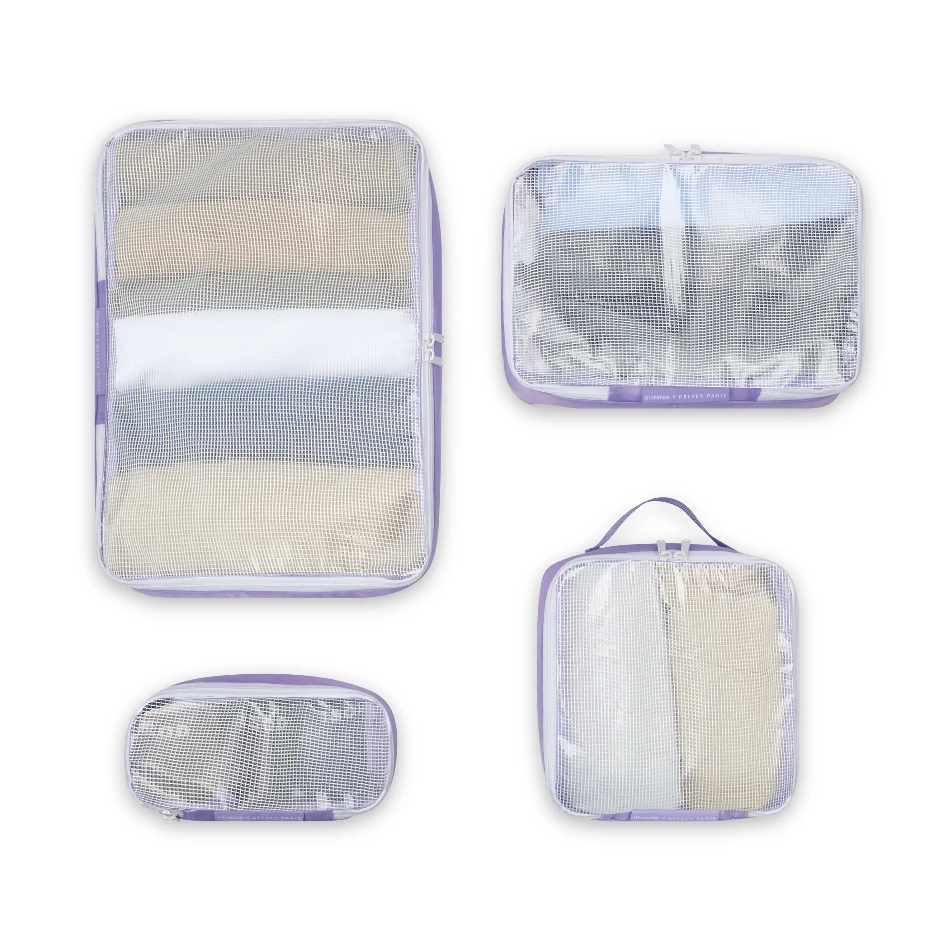 NO DRAMA Packing Cube Set, Lavender