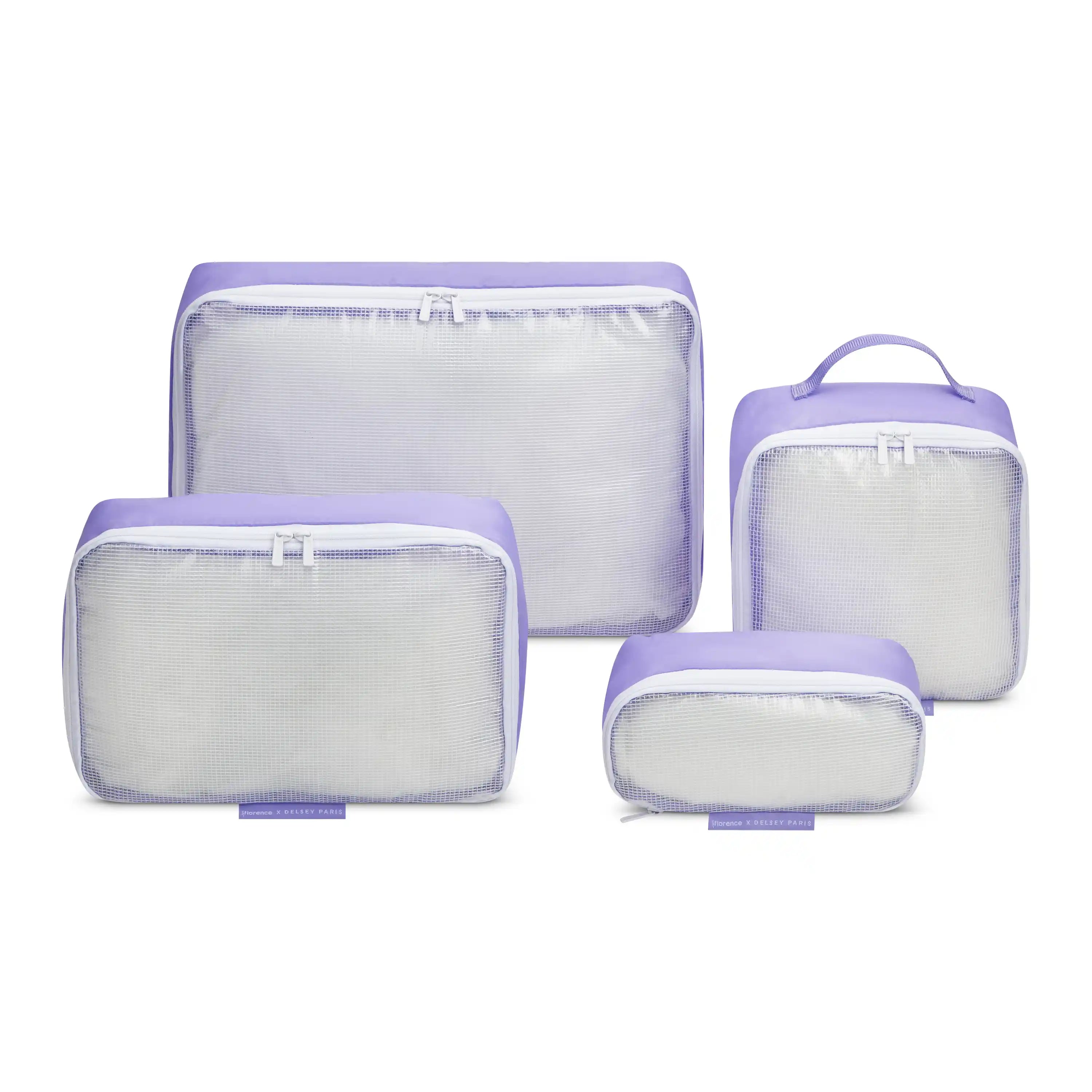 NO DRAMA Packing Cube Set, Lavender