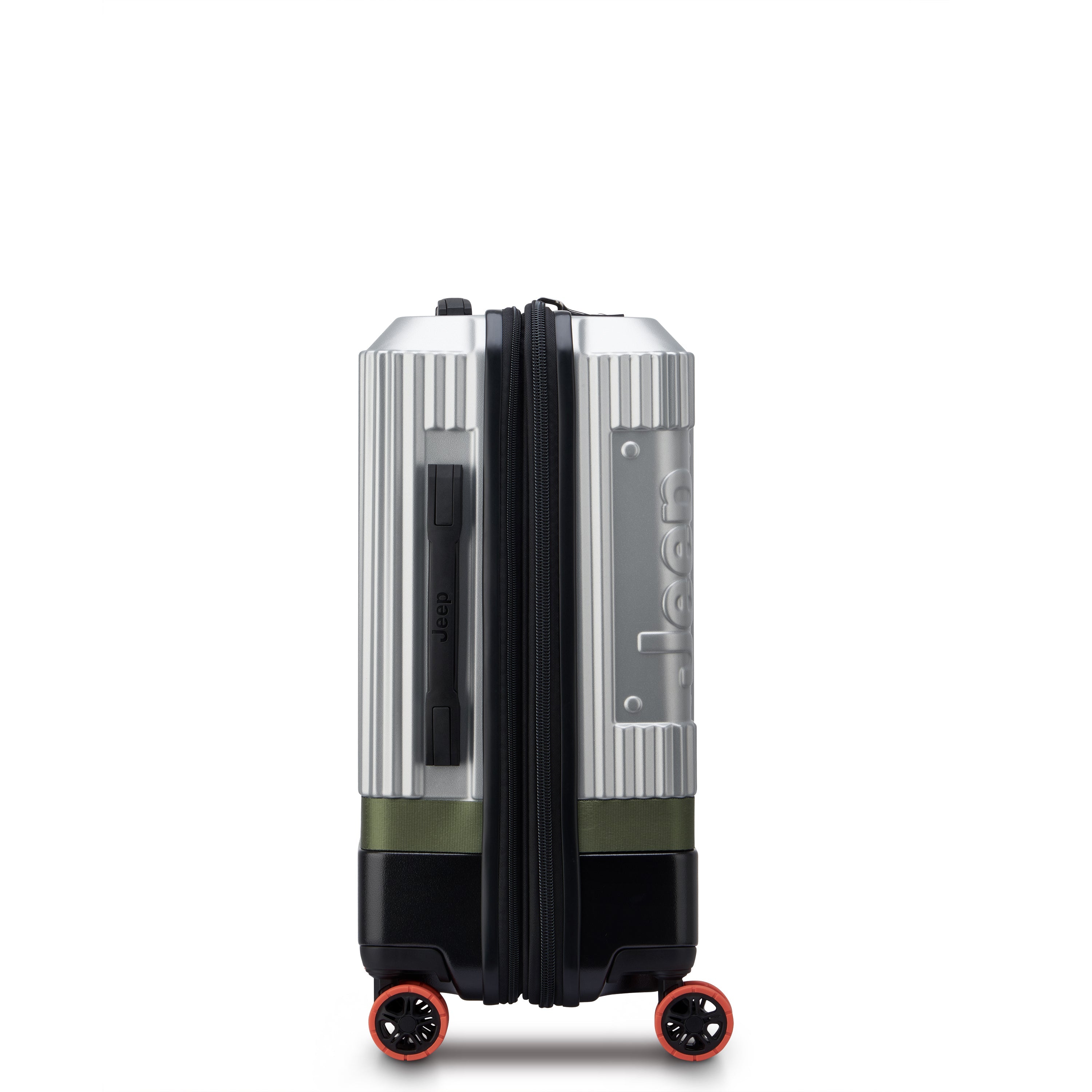 JH001A | 23-Inch Expandable Carry-On Suitcase, Silver