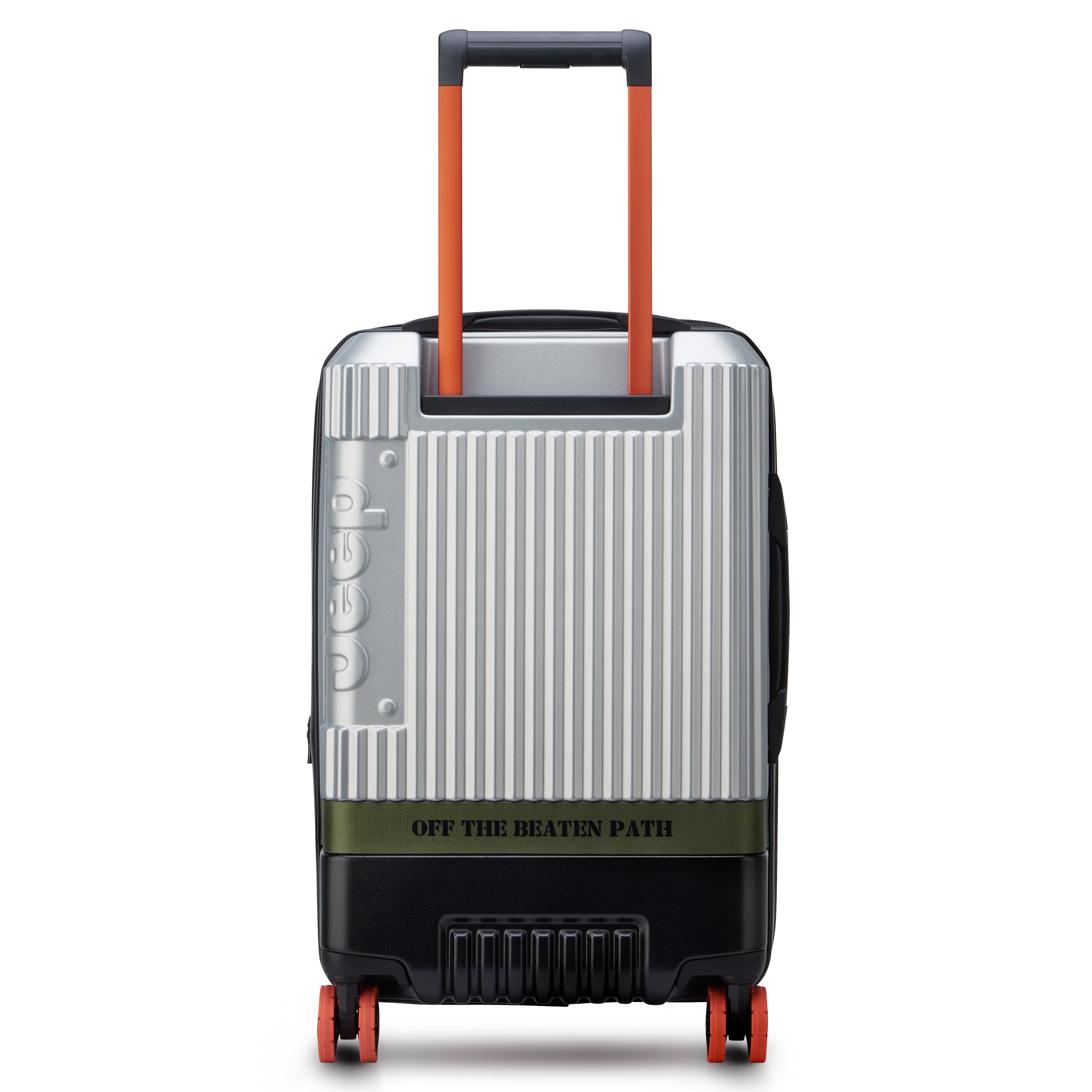 JH001A | 23-Inch Expandable Carry-On Suitcase, Silver