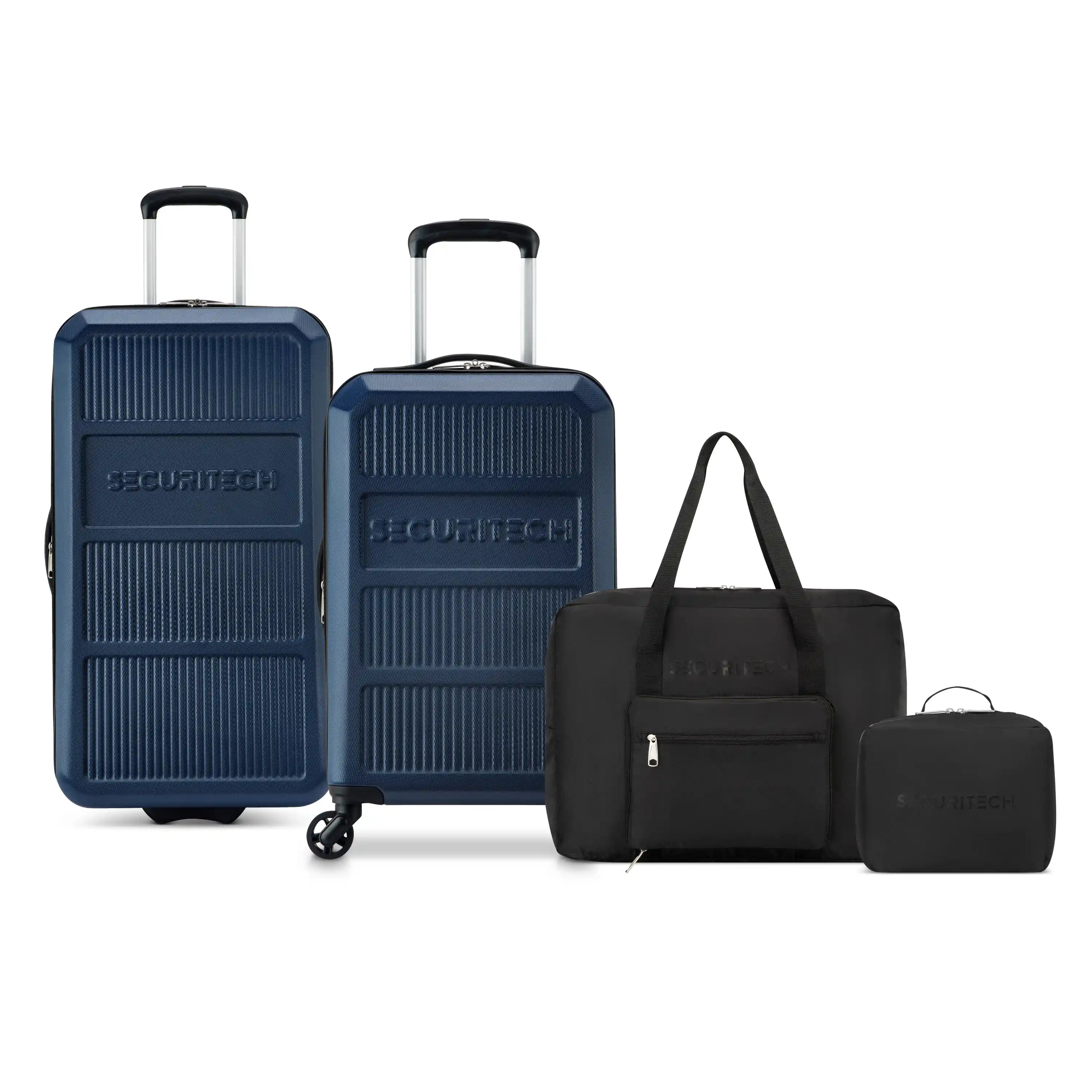 ASPHALT| Set de 4 Bagages BLEU MARINE