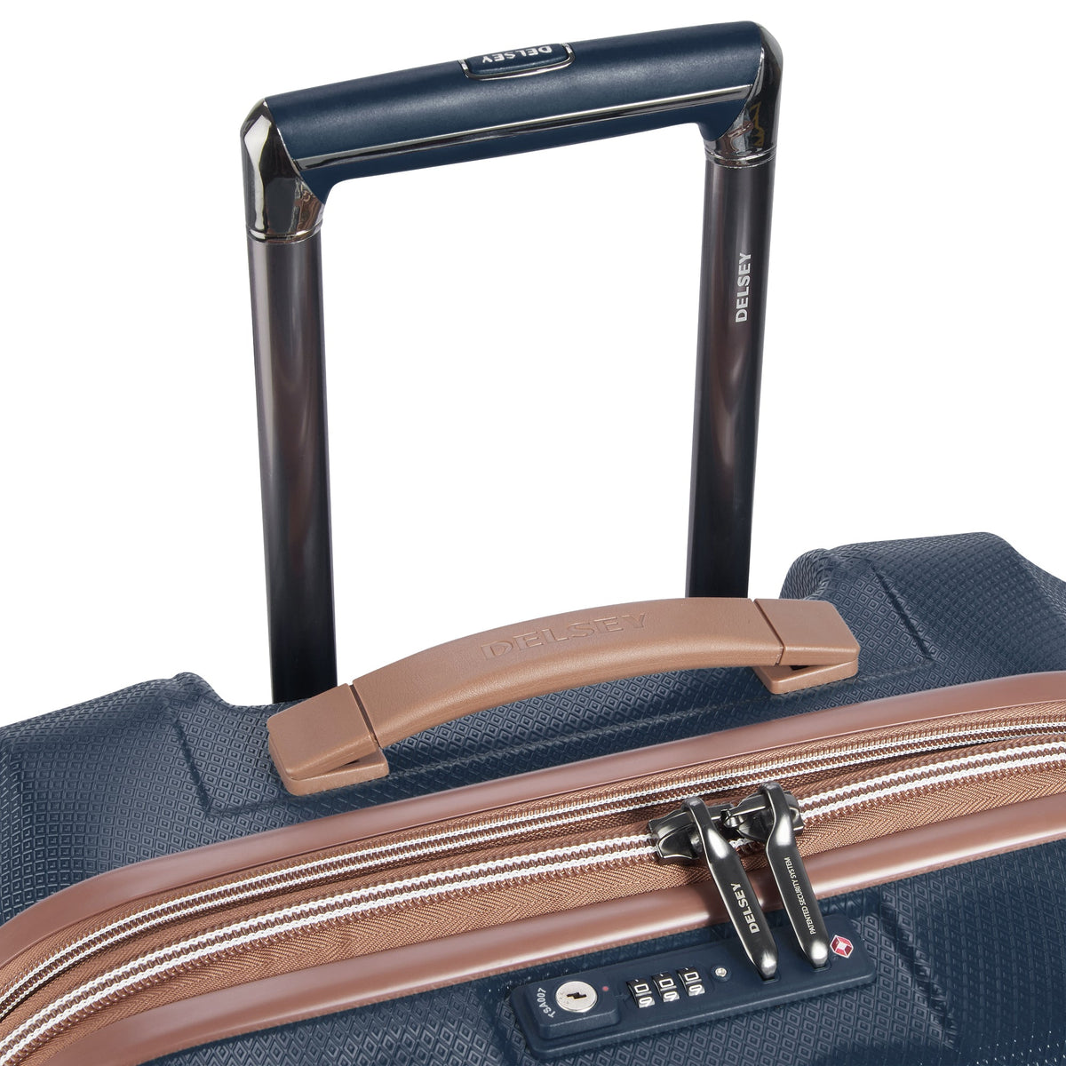 CARROUSEL| Valise Soute Extensible 68 CM BLEU MARINE