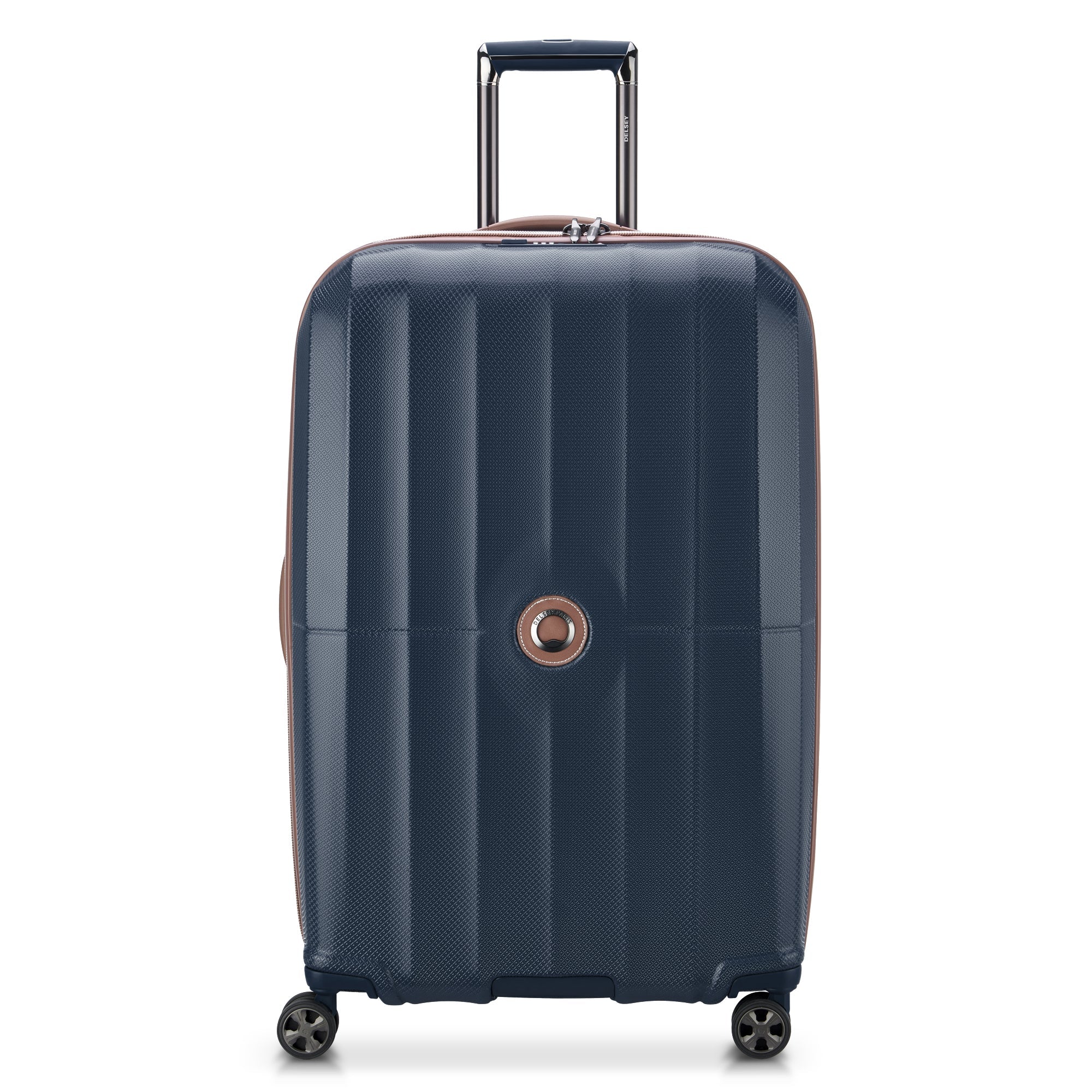 CARROUSEL| Valise Soute Extensible 76 CM BLEU MARINE